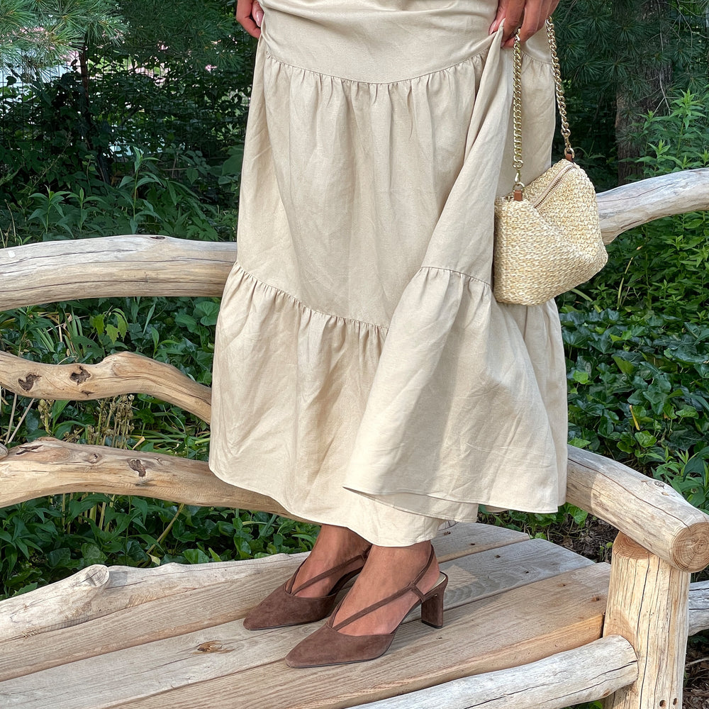Dolce Vita SHOES | Ginay Dk Brown Suede Heels
