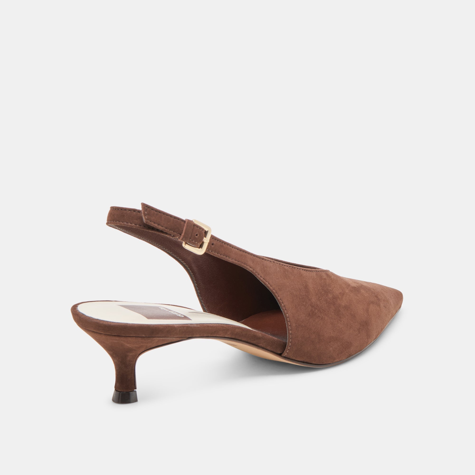 Dolce Vita SHOES | Alenna Dk Brown Suede Heels