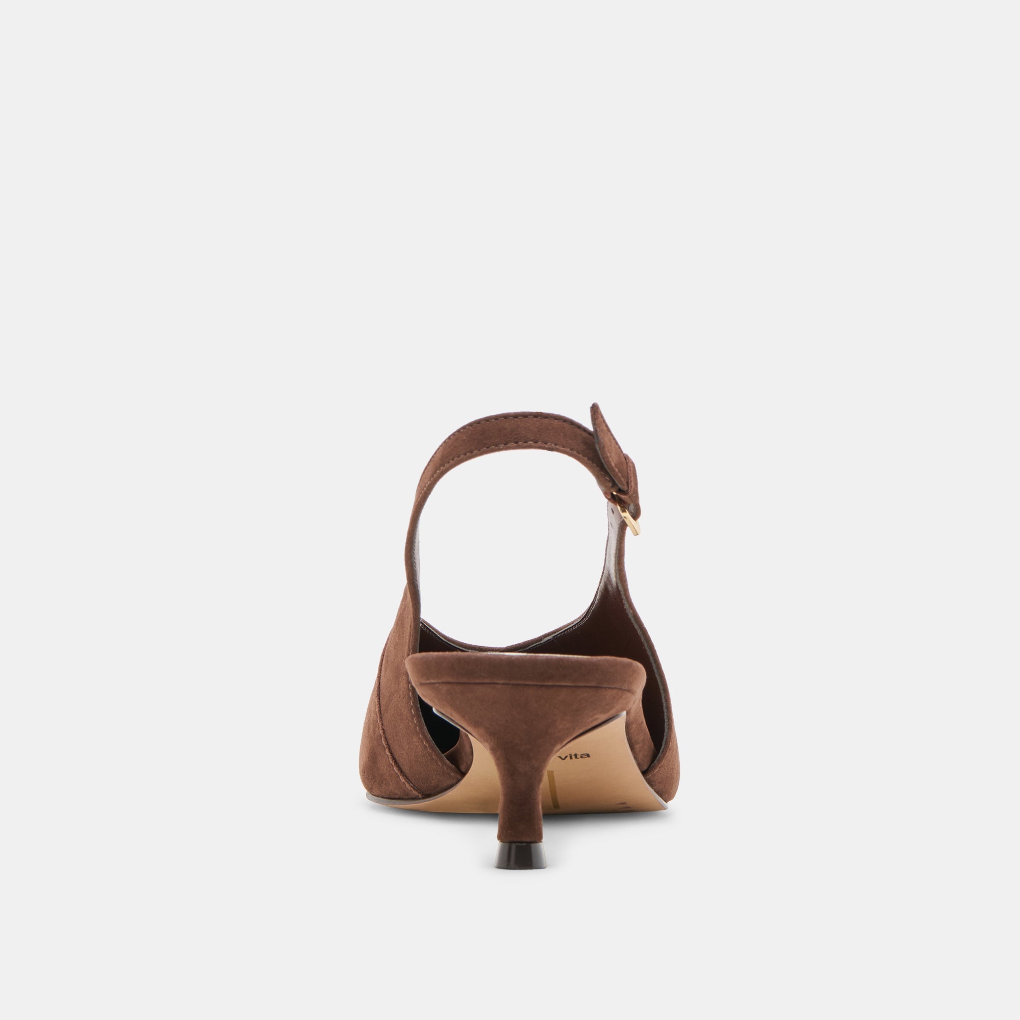 Dolce Vita SHOES | Alenna Dk Brown Suede Heels