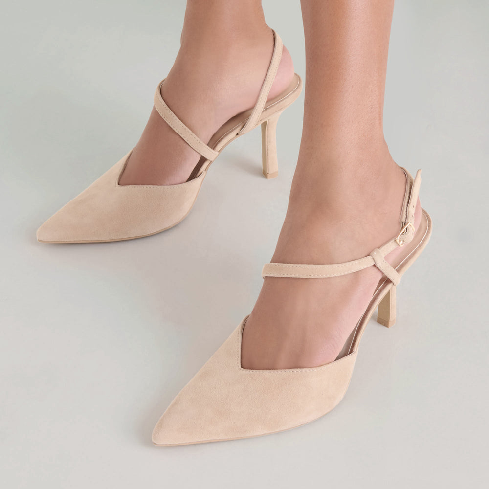 Dolce Vita SHOES | Kamra Camel Suede Heels