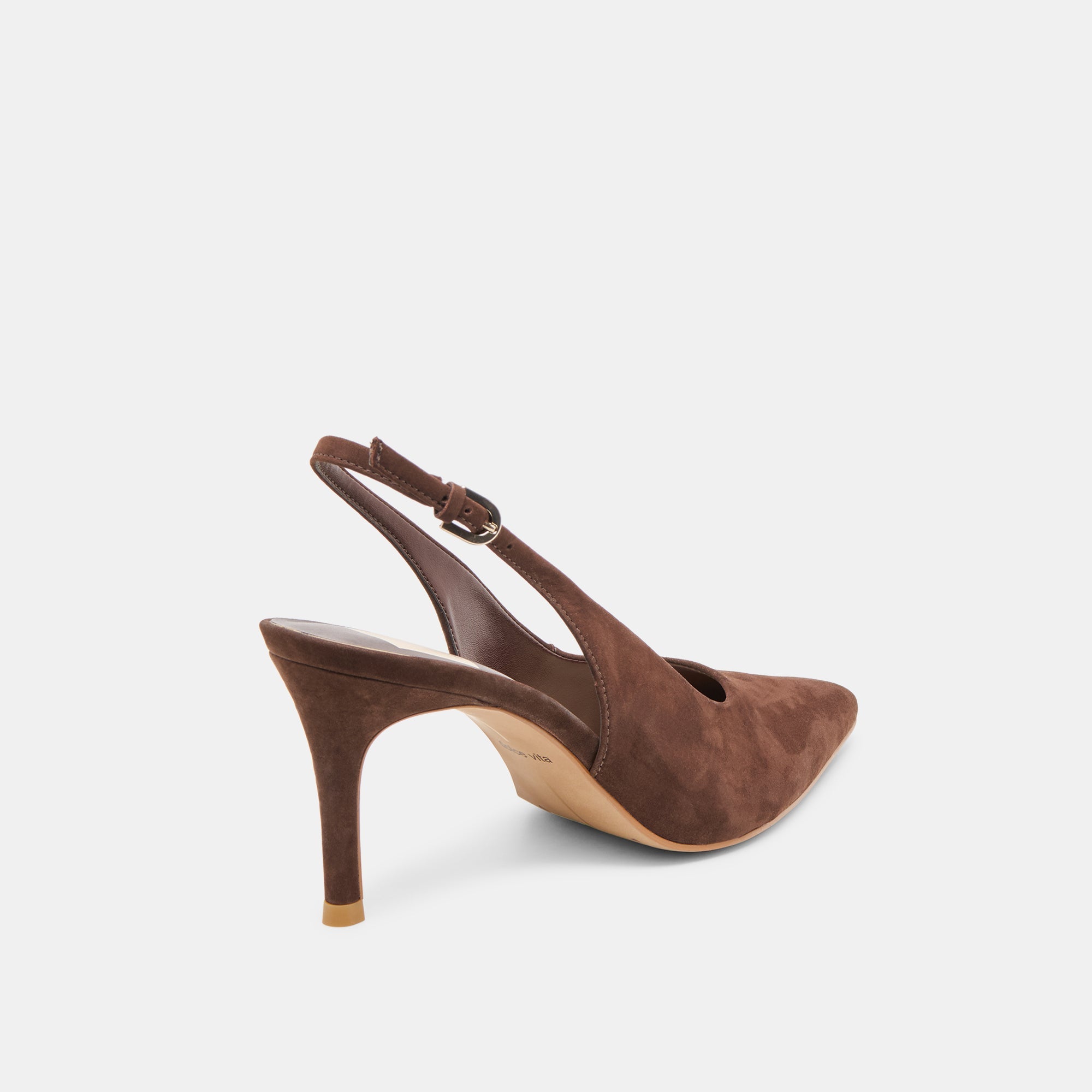 Dolce Vita SHOES | Elasi Dk Brown Nubuck Heels