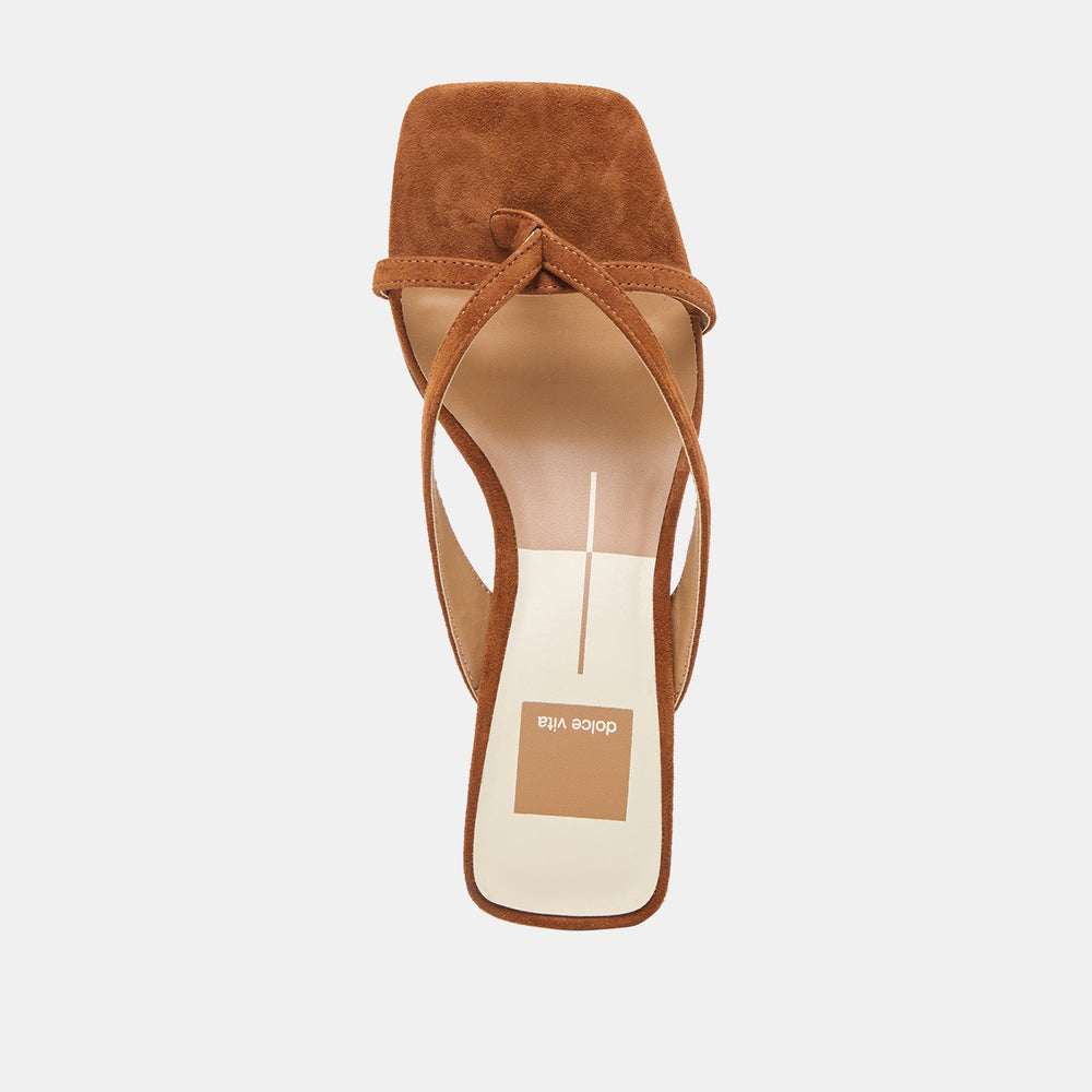 Dolce Vita SHOES | Brevel Dk Brown Suede Heels