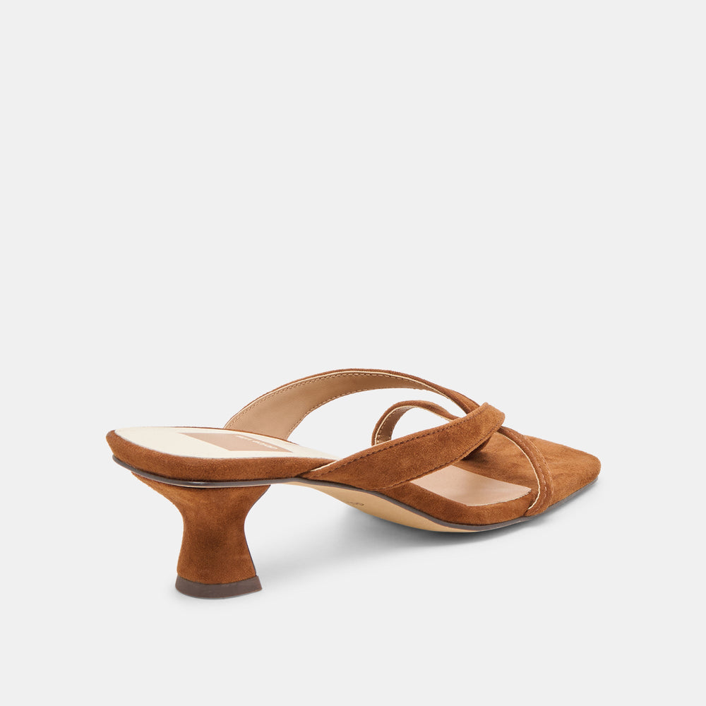 Dolce Vita SHOES | Brevel Dk Brown Suede Heels