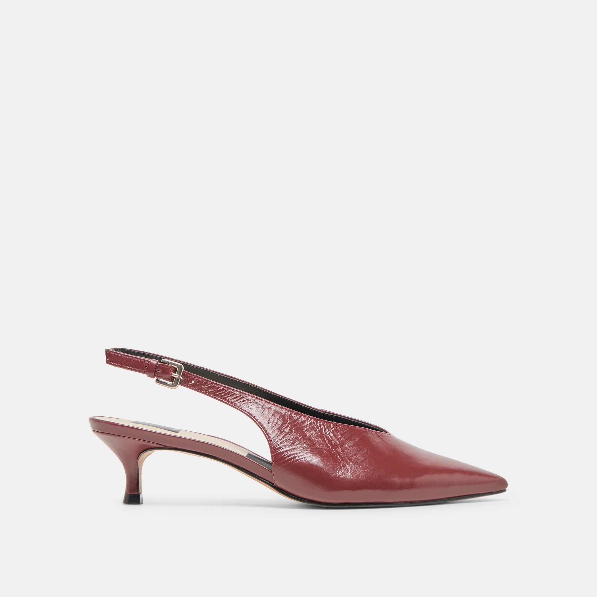 Dolce Vita SHOES | Alenna Oxblood Crinkle Heels