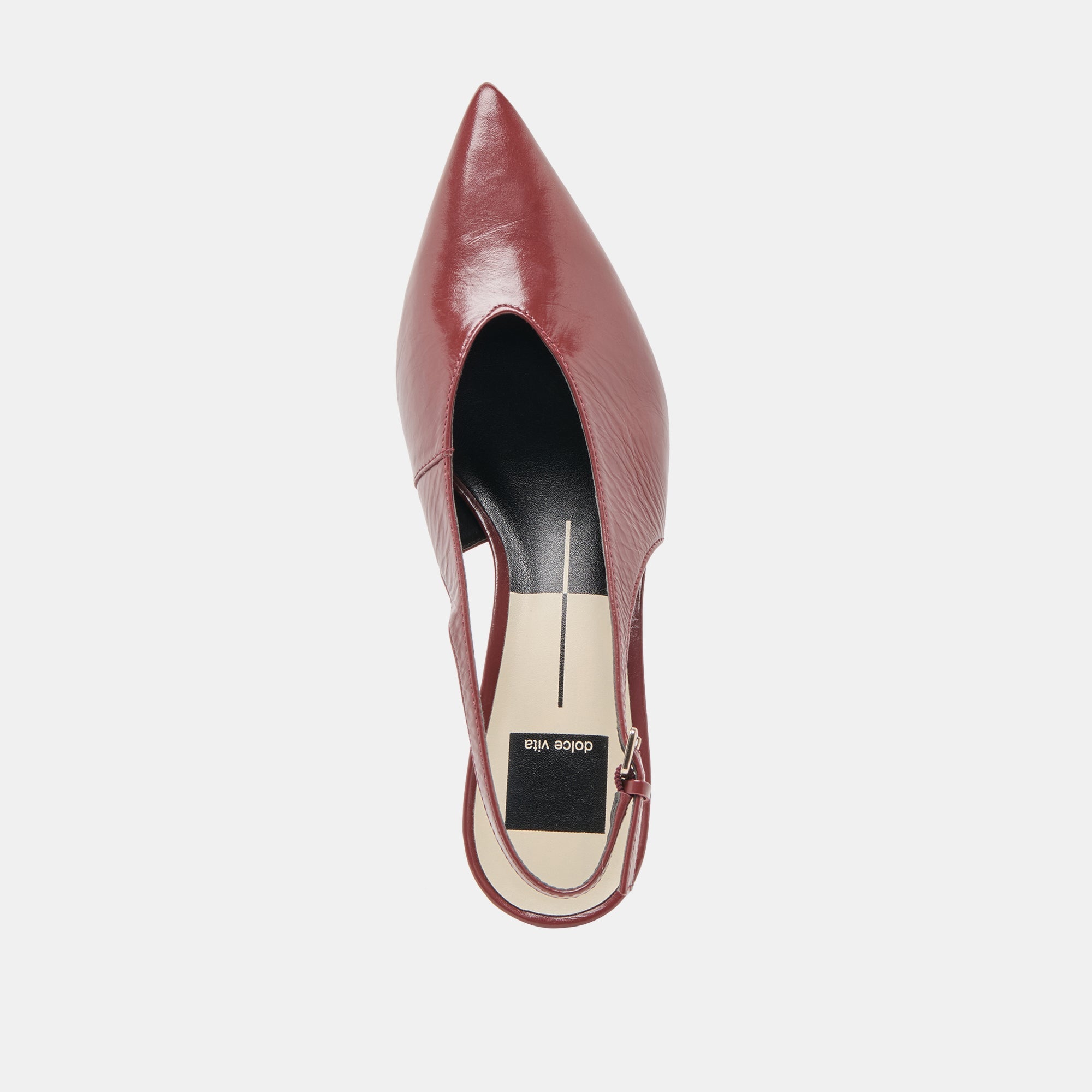 Dolce Vita SHOES | Alenna Oxblood Crinkle Heels