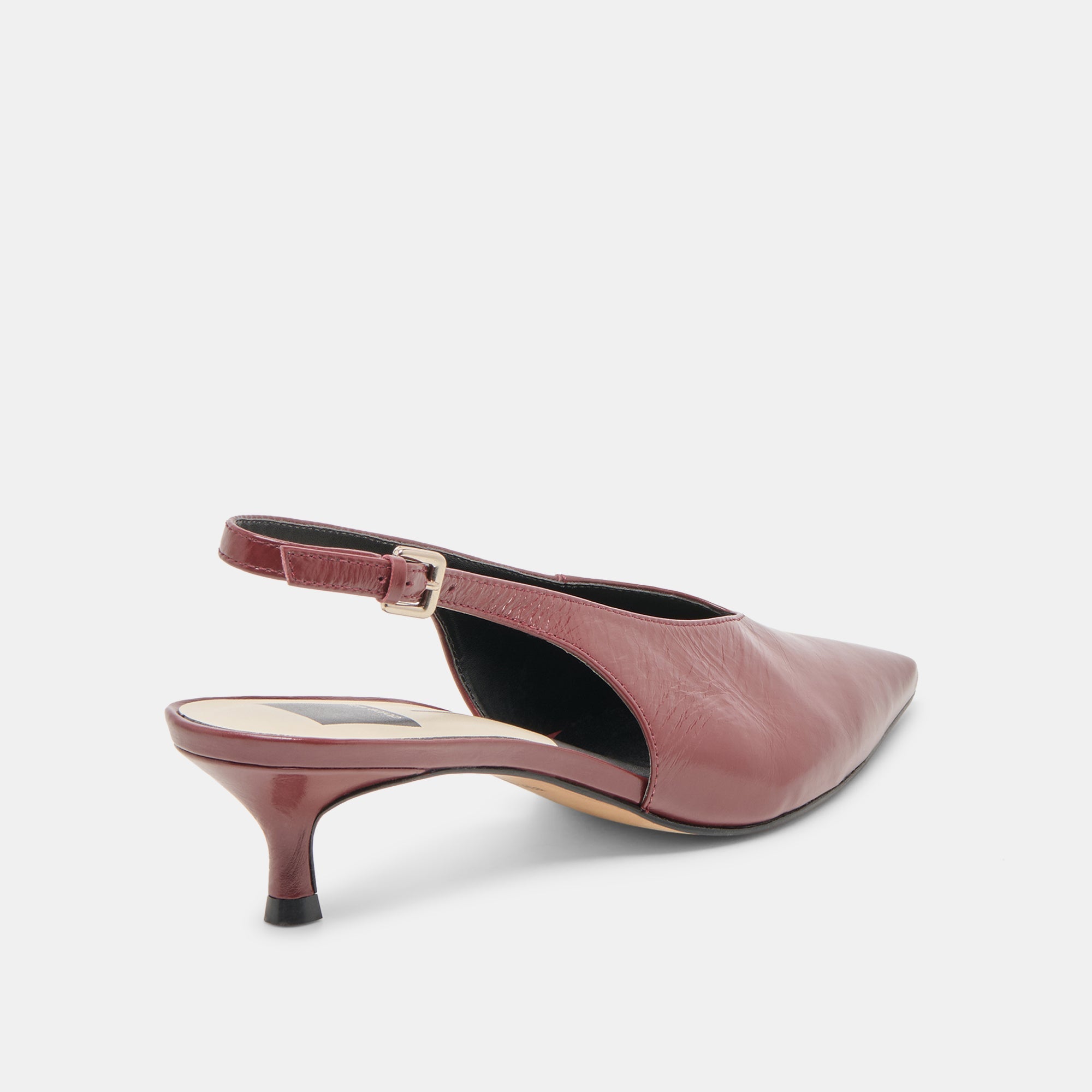 Dolce Vita SHOES | Alenna Oxblood Crinkle Heels