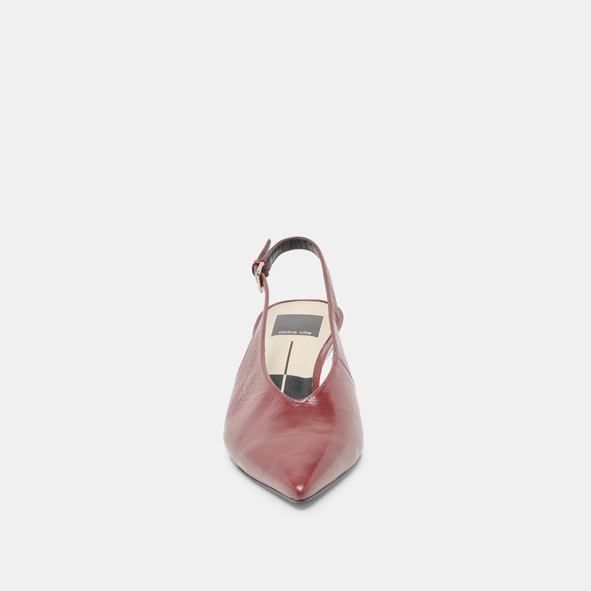 Dolce Vita SHOES | Alenna Oxblood Crinkle Heels