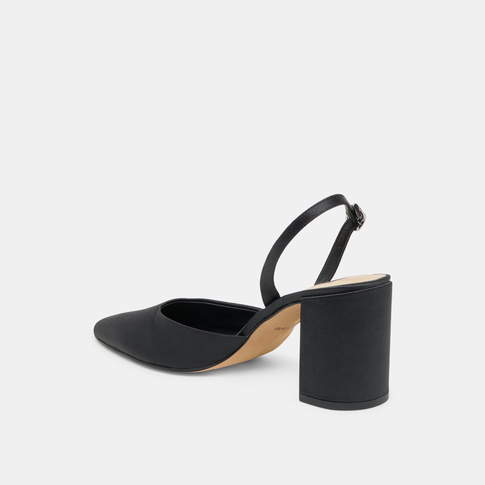 Dolce Vita SHOES | Carel Onyx Satin High Heels