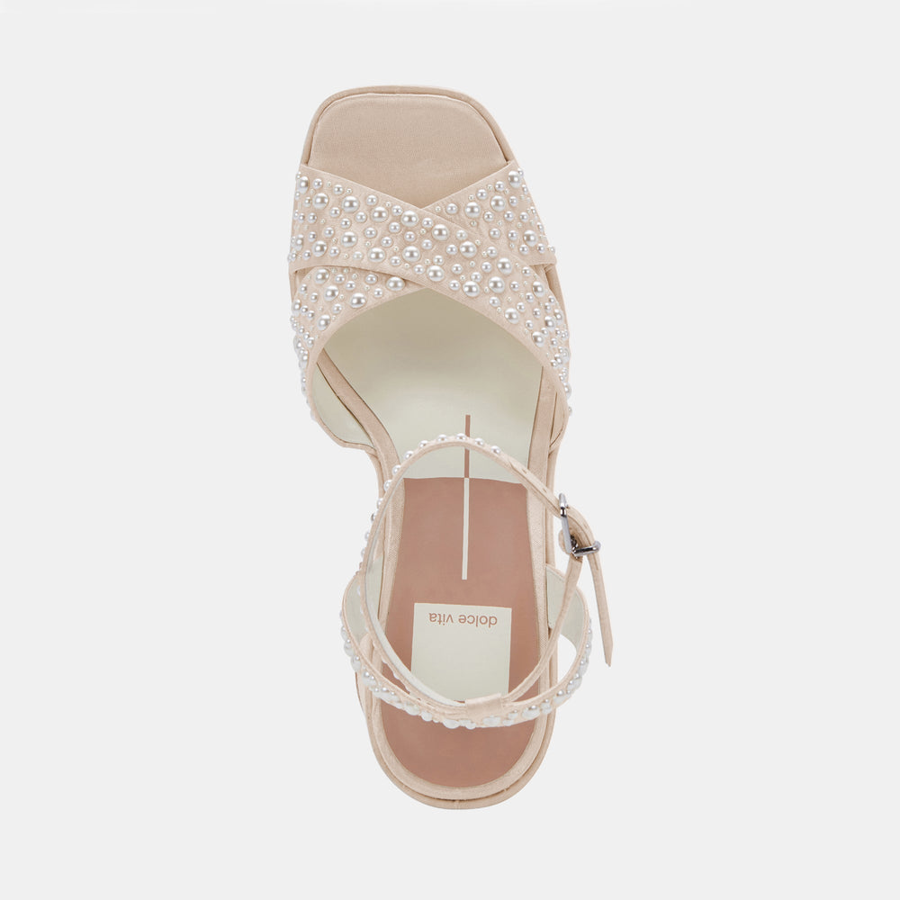 Dolce Vita SHOES | WESSI PEARL HEELS VANILLA PEARLS
 – Dolce Vita