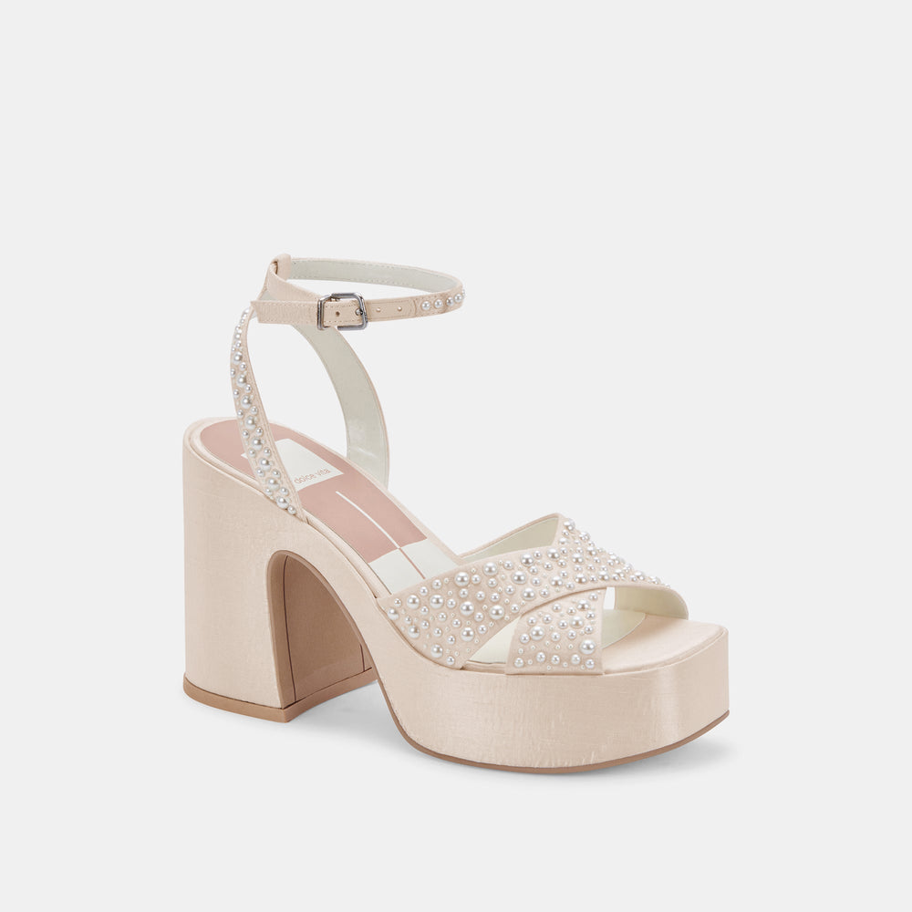 Dolce Vita SHOES | WESSI PEARL HEELS VANILLA PEARLS
 – Dolce Vita