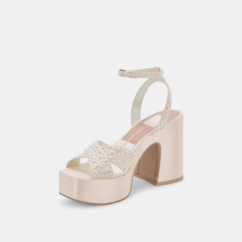 Dolce Vita SHOES | WESSI PEARL HEELS VANILLA PEARLS
 – Dolce Vita