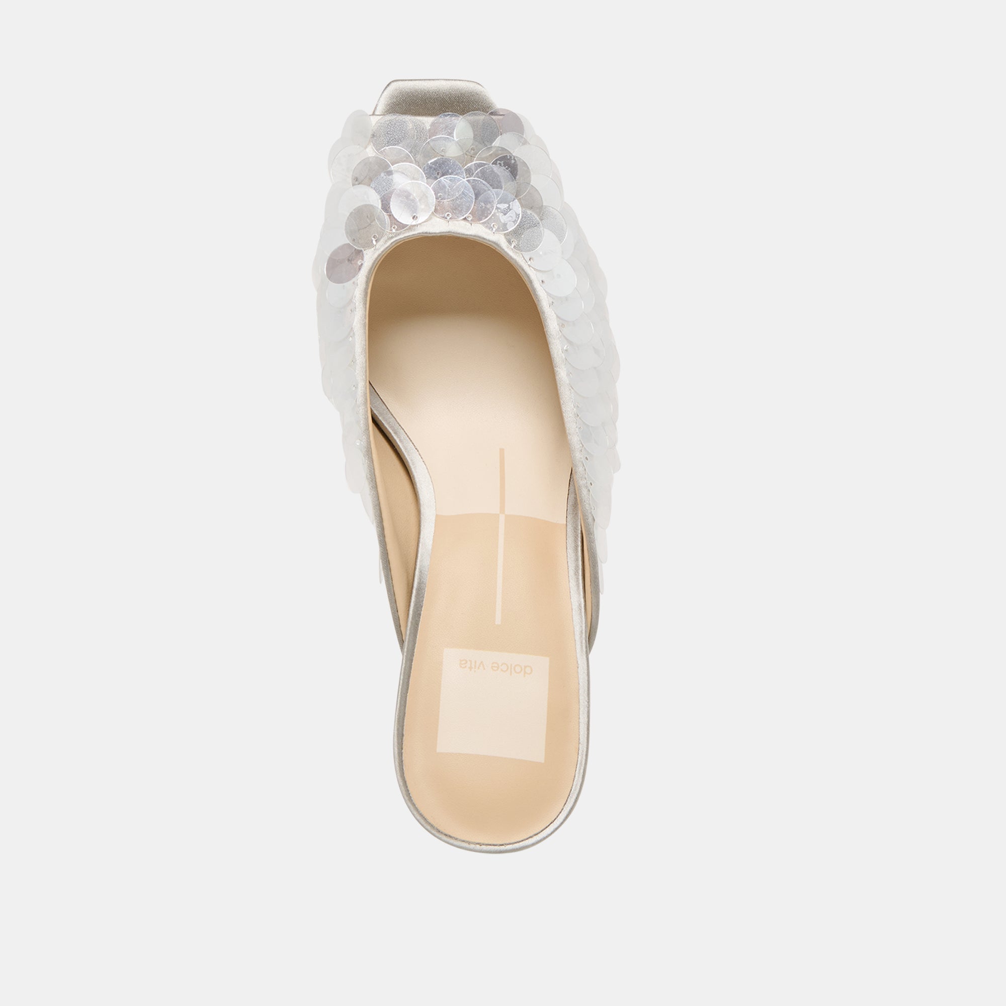 Dolce Vita SHOES | Samary Confetti Silver Satin Heels