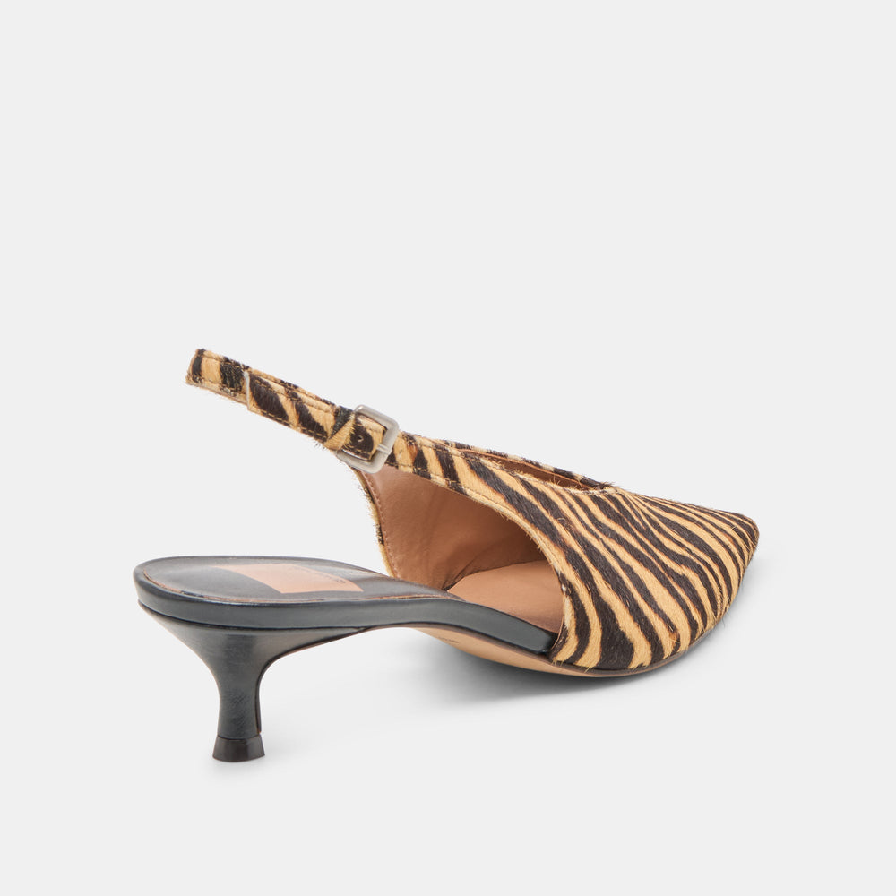 Dolce Vita SHOES | Alenna Tiger Calf Hair Heels