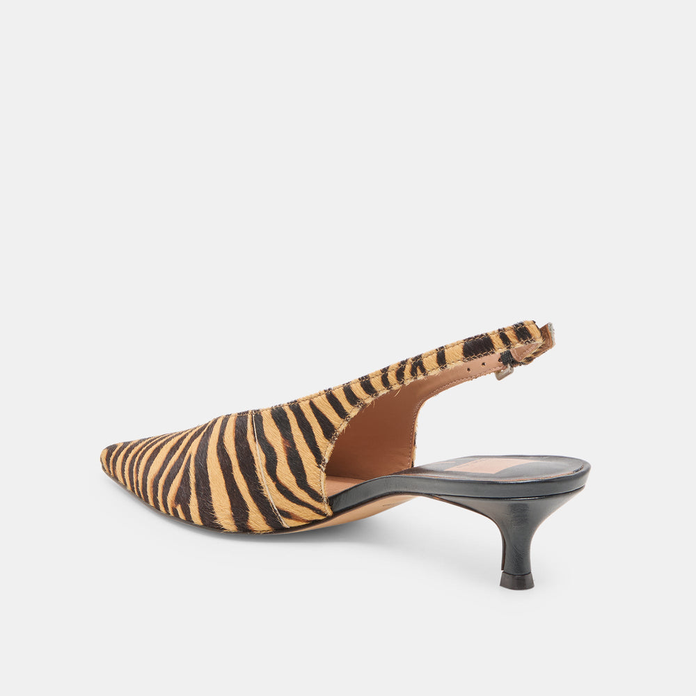 Dolce Vita SHOES | Alenna Tiger Calf Hair Heels