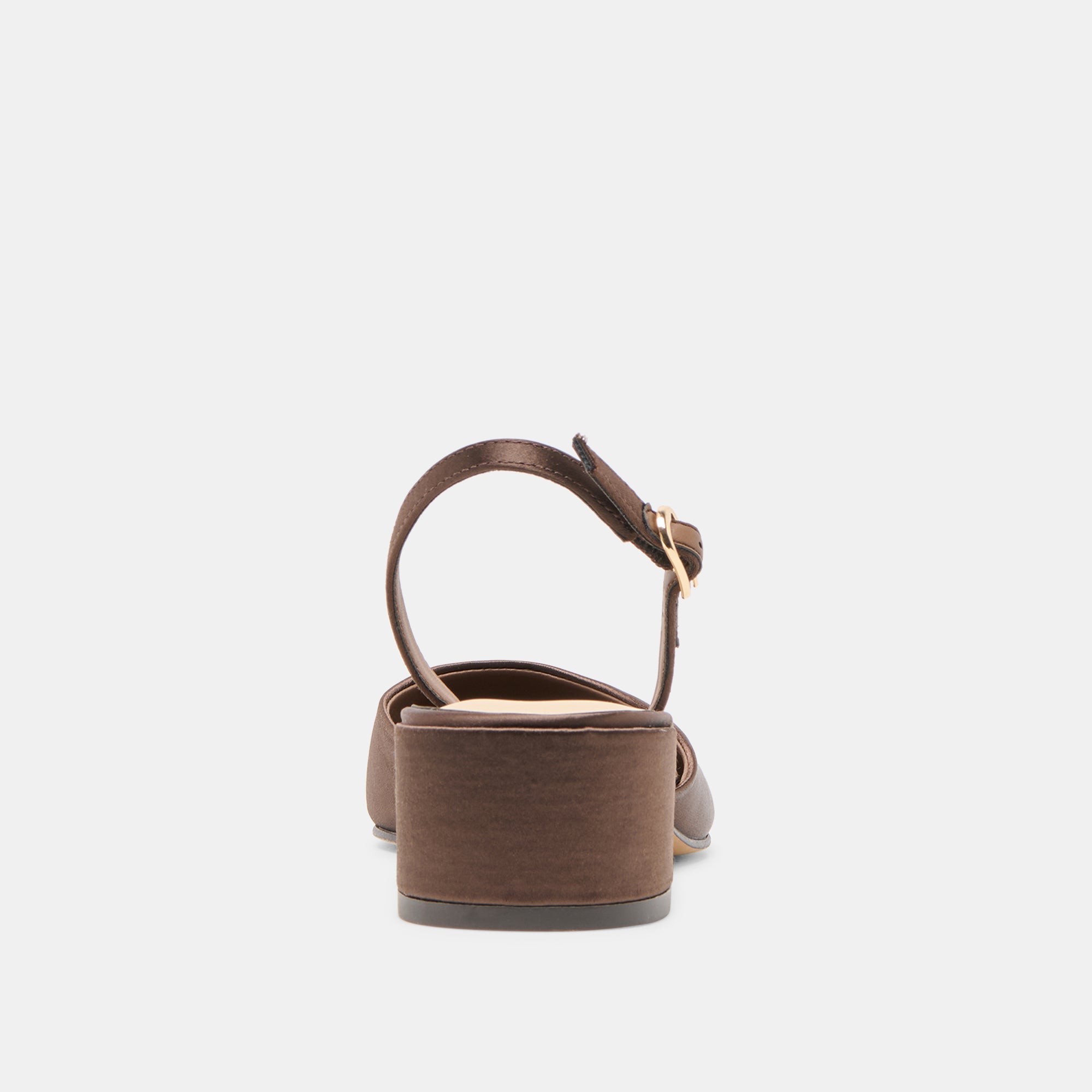 Dolce Vita SHOES | Carel Dk Brown Satin Heels