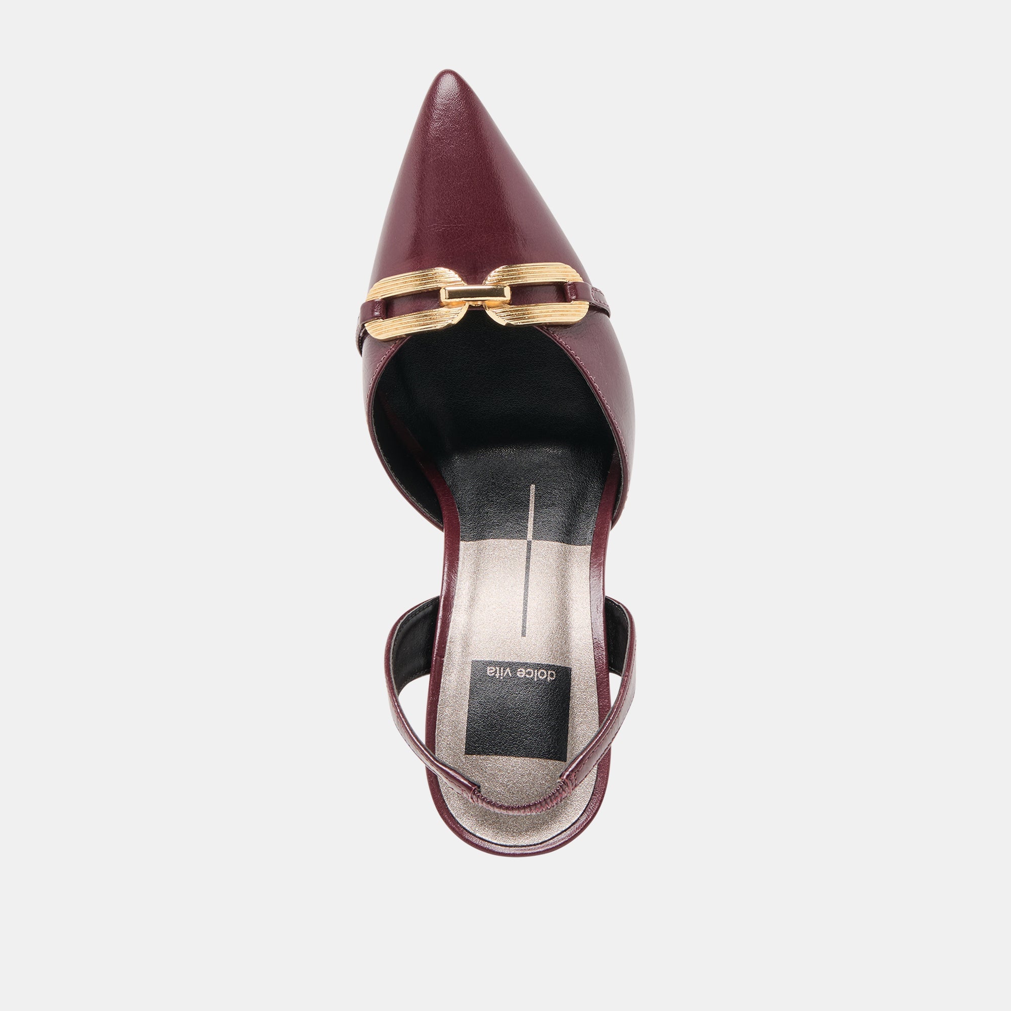 Dolce Vita SHOES | Malik Cranberry Crinkle Patent Heels
