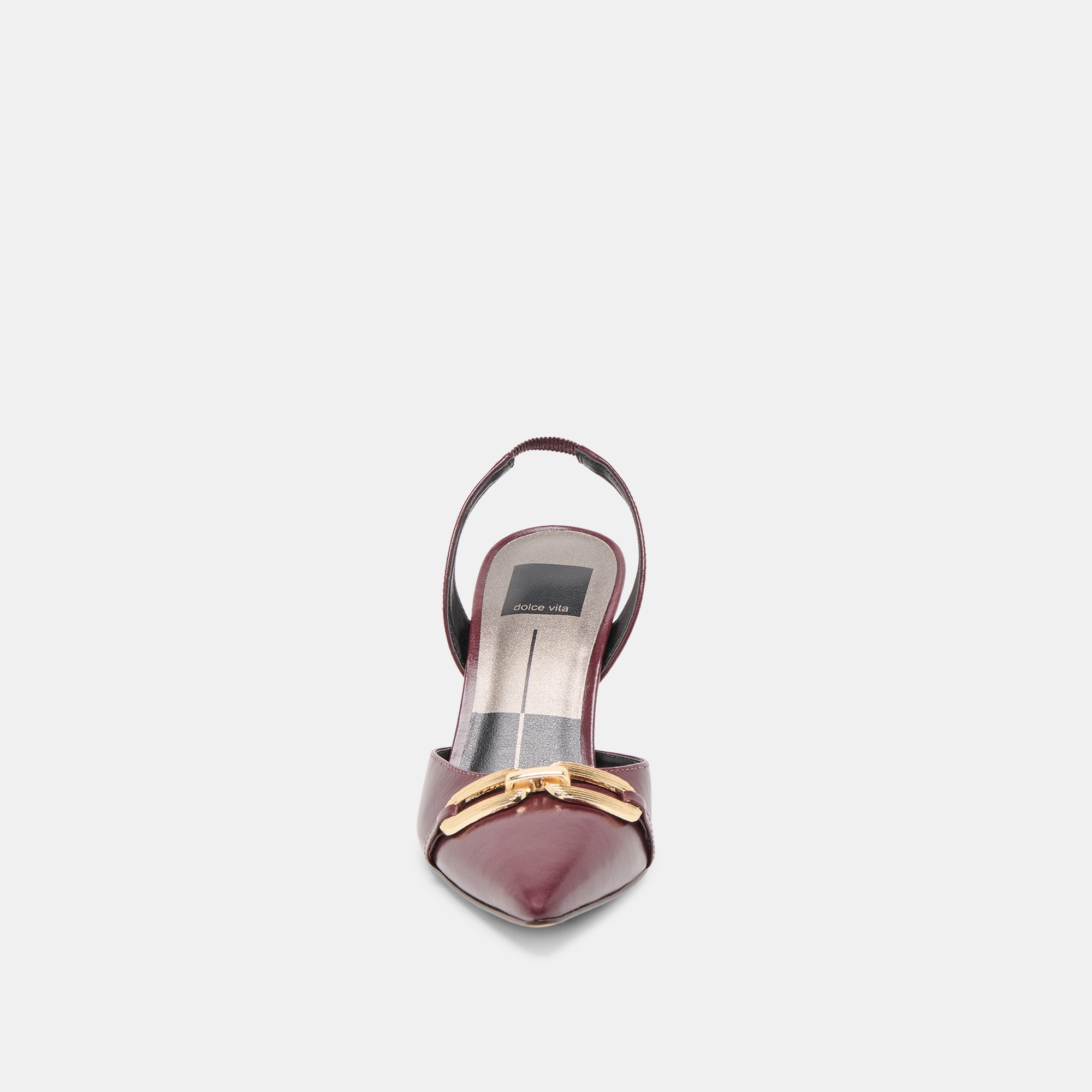 Dolce Vita SHOES | Malik Cranberry Crinkle Patent Heels