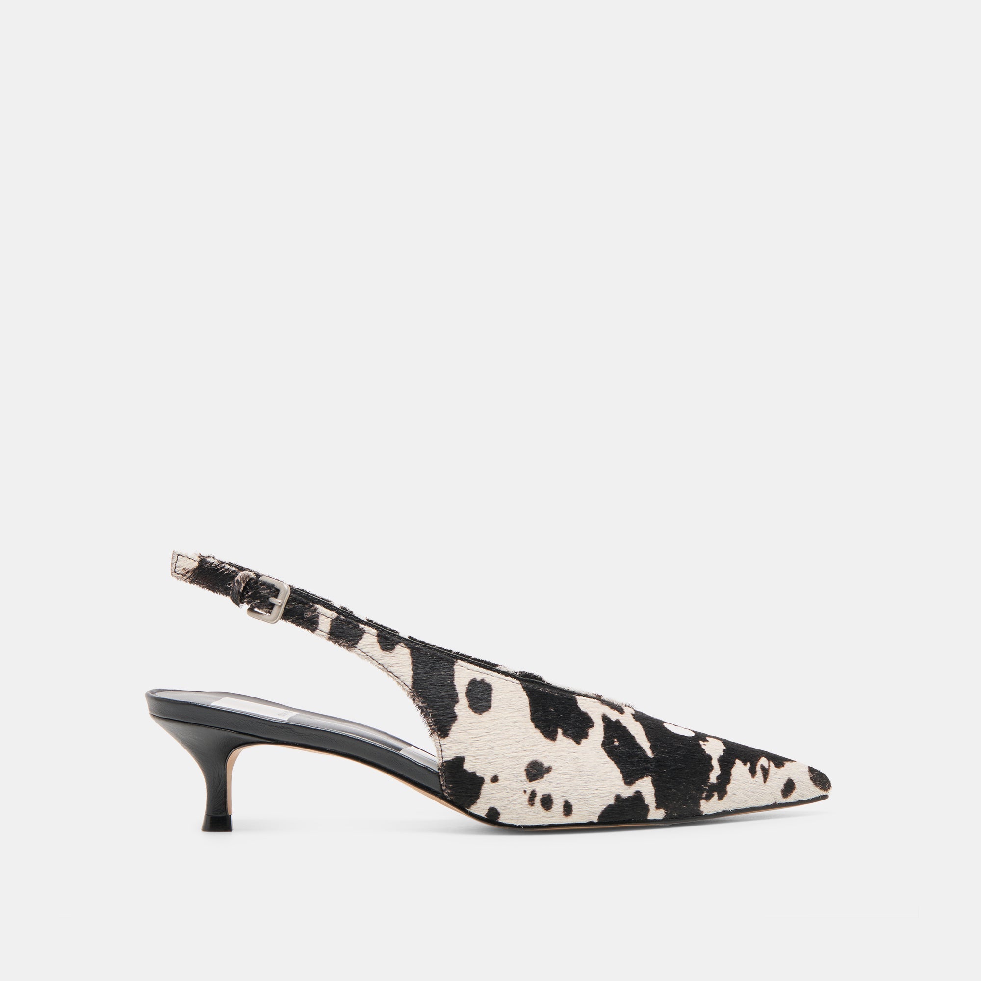 Dolce Vita SHOES | Alenna Black White Taurus Calf Hair Heels