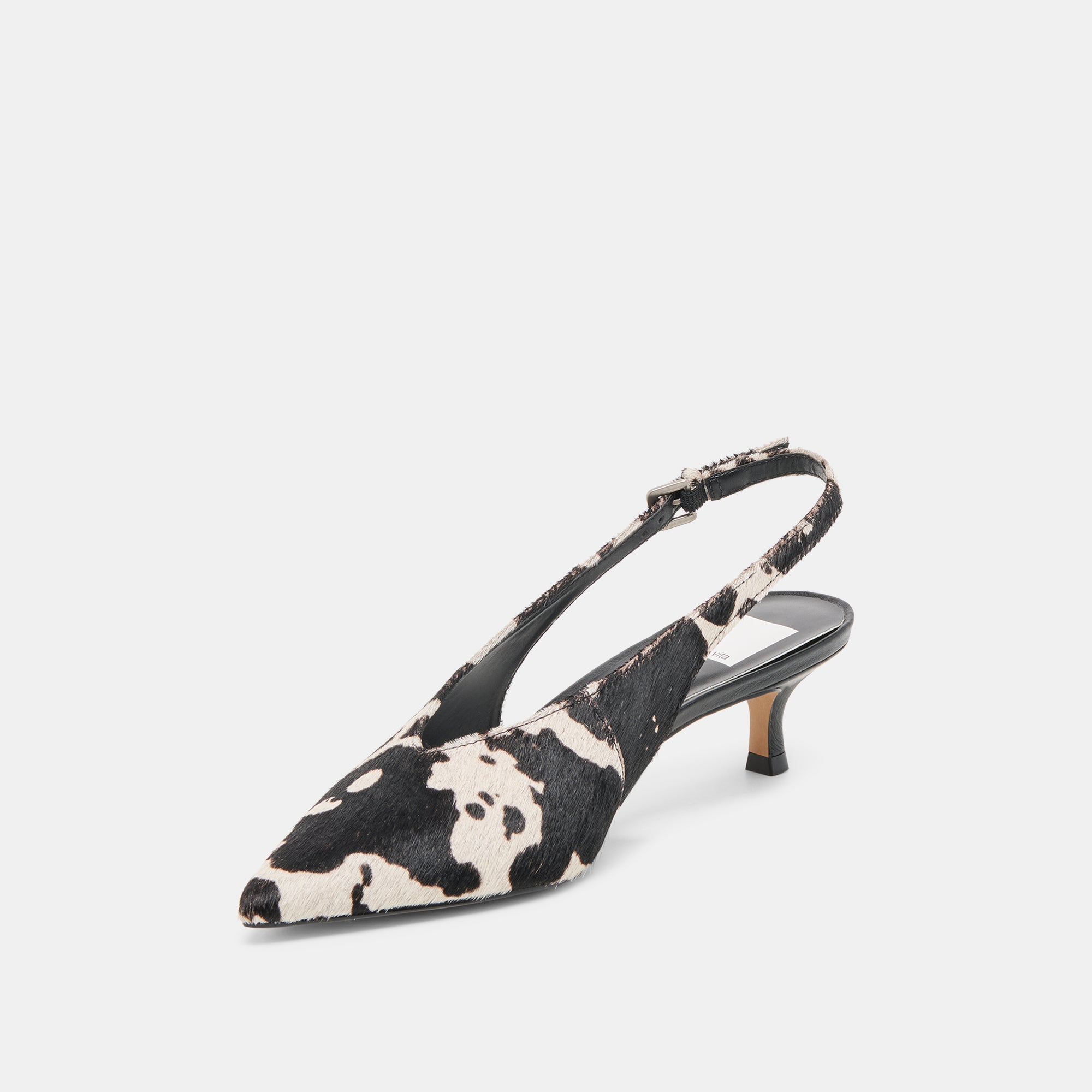 Dolce Vita SHOES | Alenna Black White Taurus Calf Hair Heels