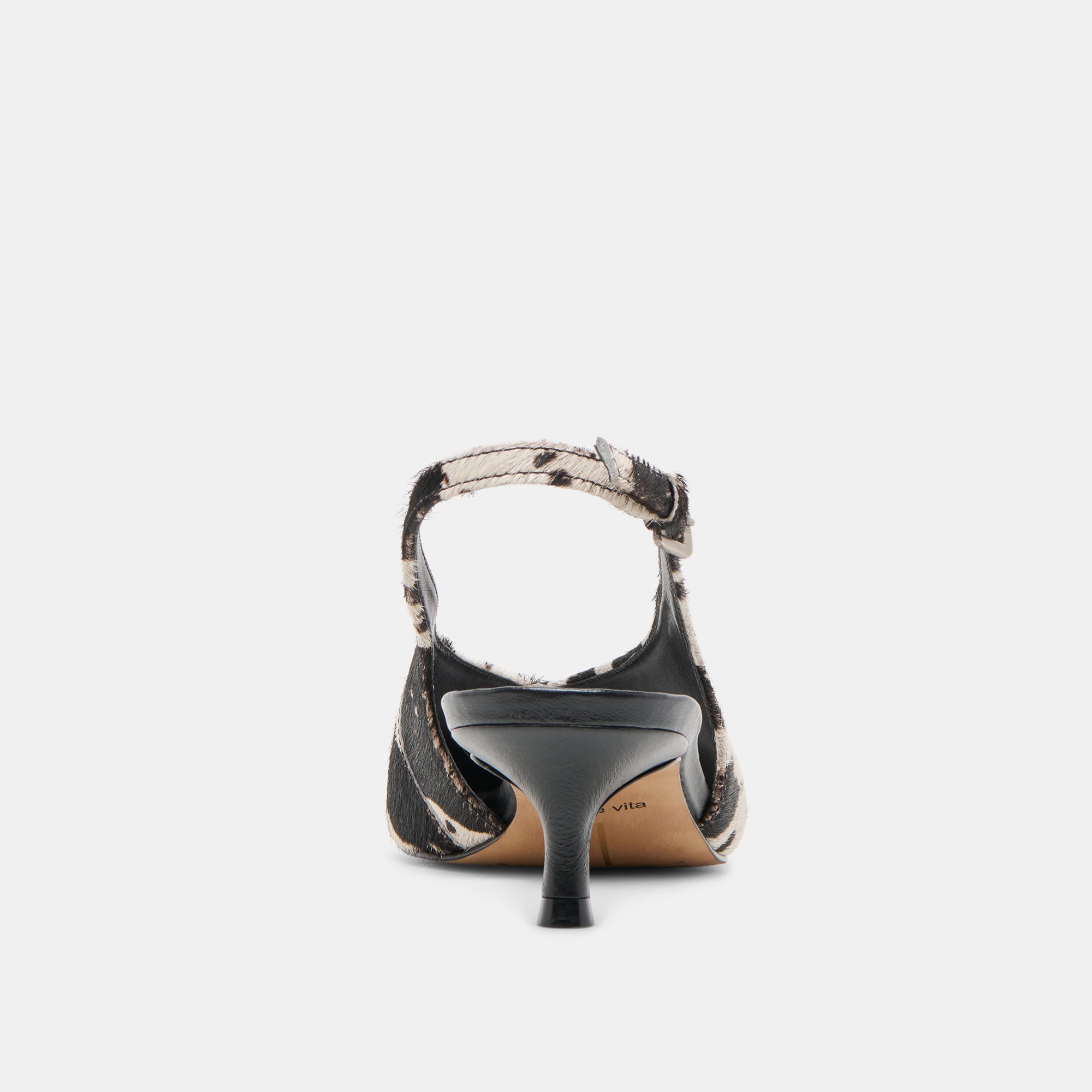 Dolce Vita SHOES | Alenna Black White Taurus Calf Hair Heels