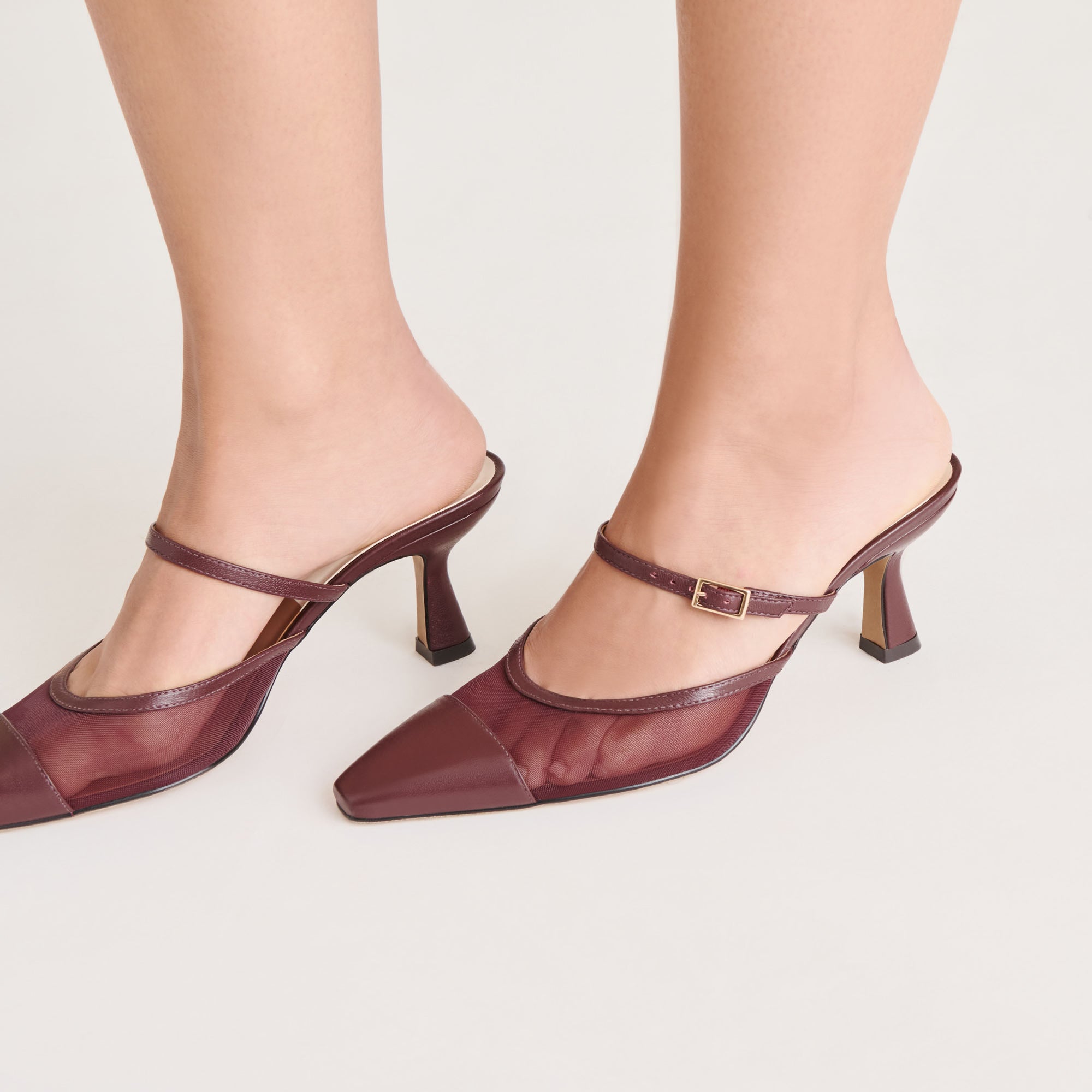 Dolce Vita SHOES | Loyd Burgundy Mesh Heels