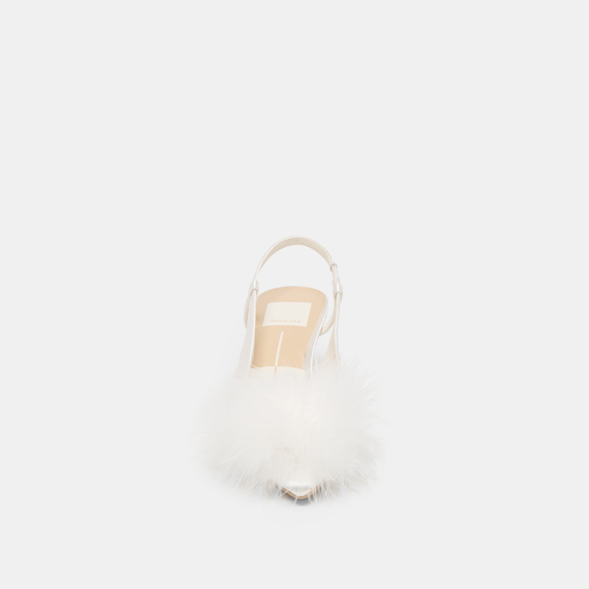 Dolce Vita SHOES | Kamy True White Satin Heels