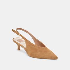 Dolce Vita SHOES | Alenna Lt Brown Suede Heels