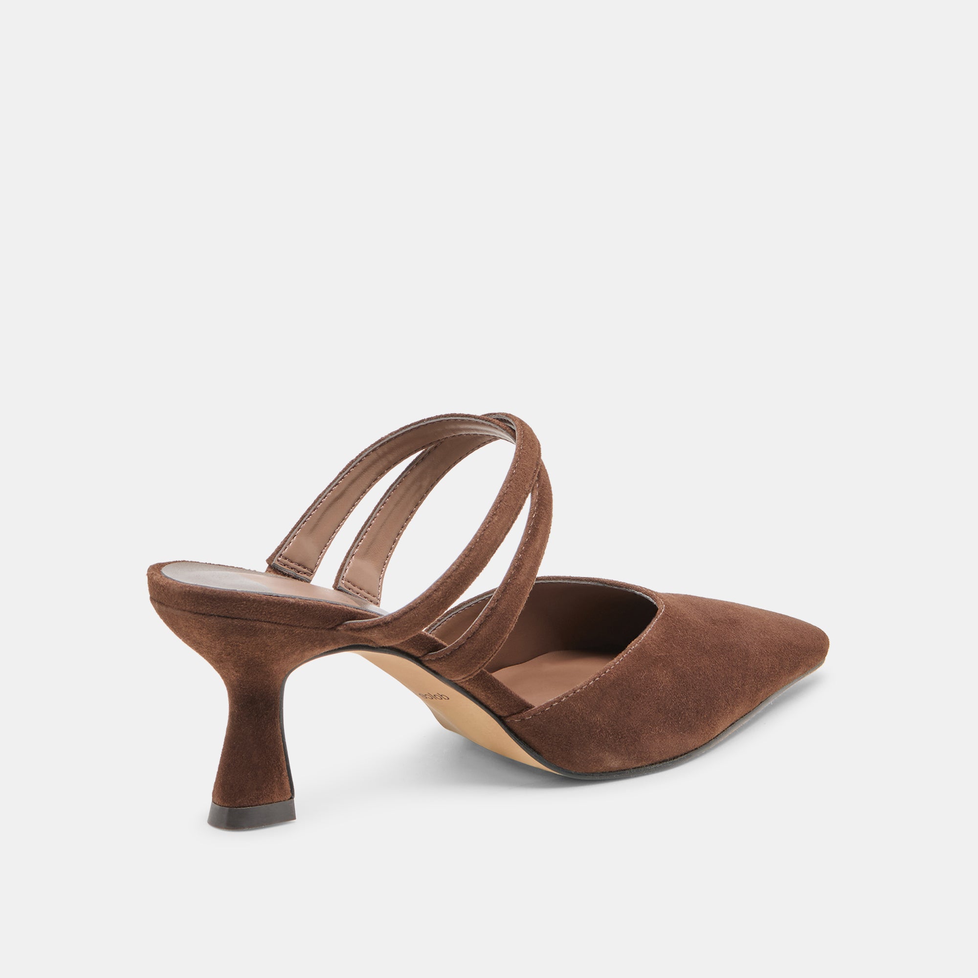 Dolce Vita SHOES | Linore Dk Brown Suede Heels