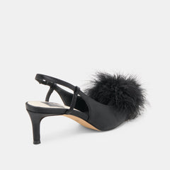 Dolce Vita SHOES | Kamy Onyx Satin Heels