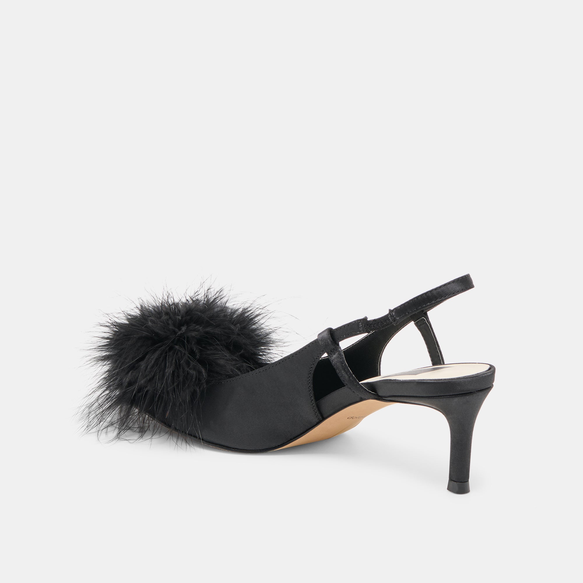 Dolce Vita SHOES | Kamy Onyx Satin Heels