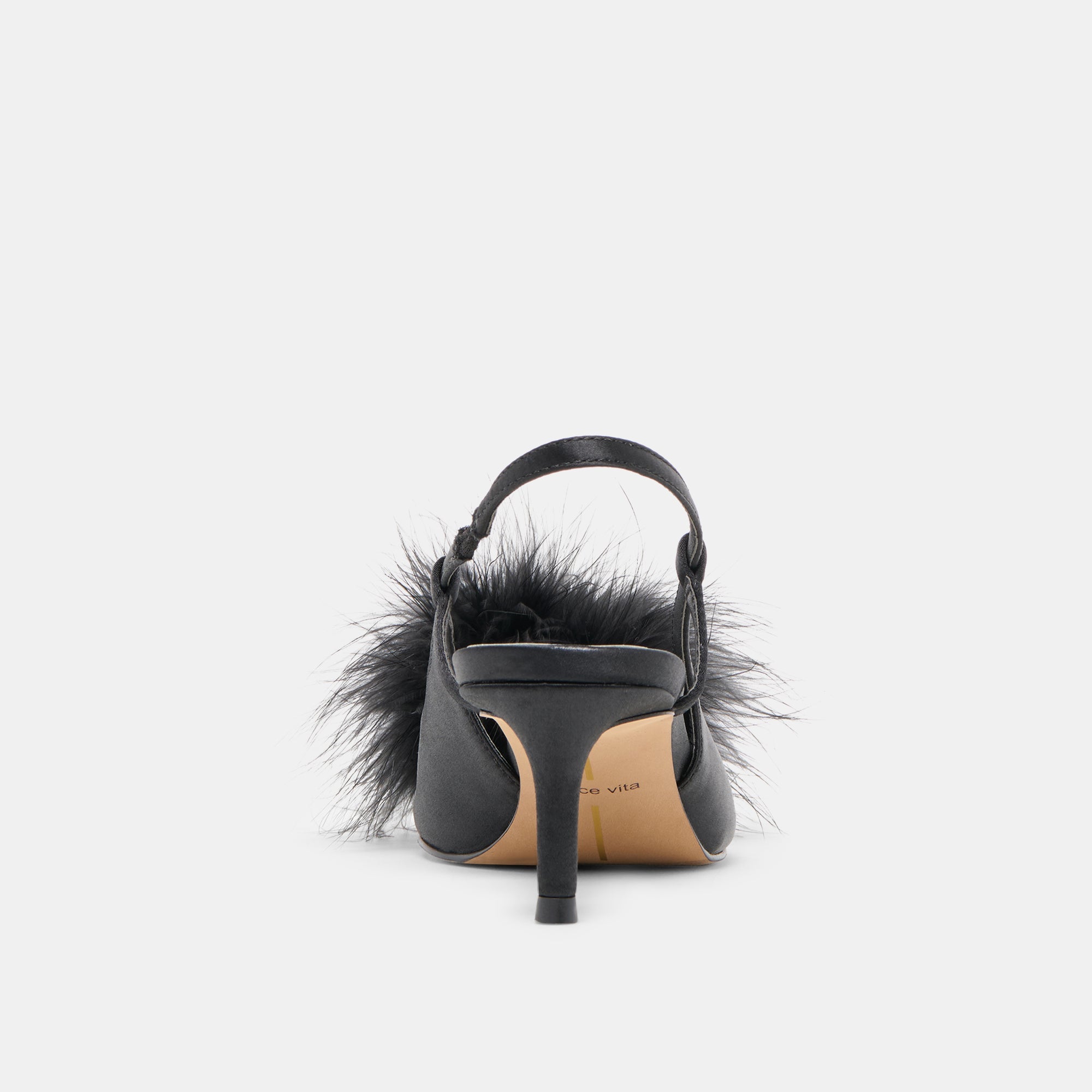 Dolce Vita SHOES | Kamy Onyx Satin Heels