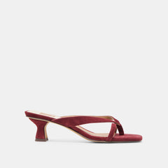 Dolce Vita SHOES | Brevel Oxblood Suede Heels
