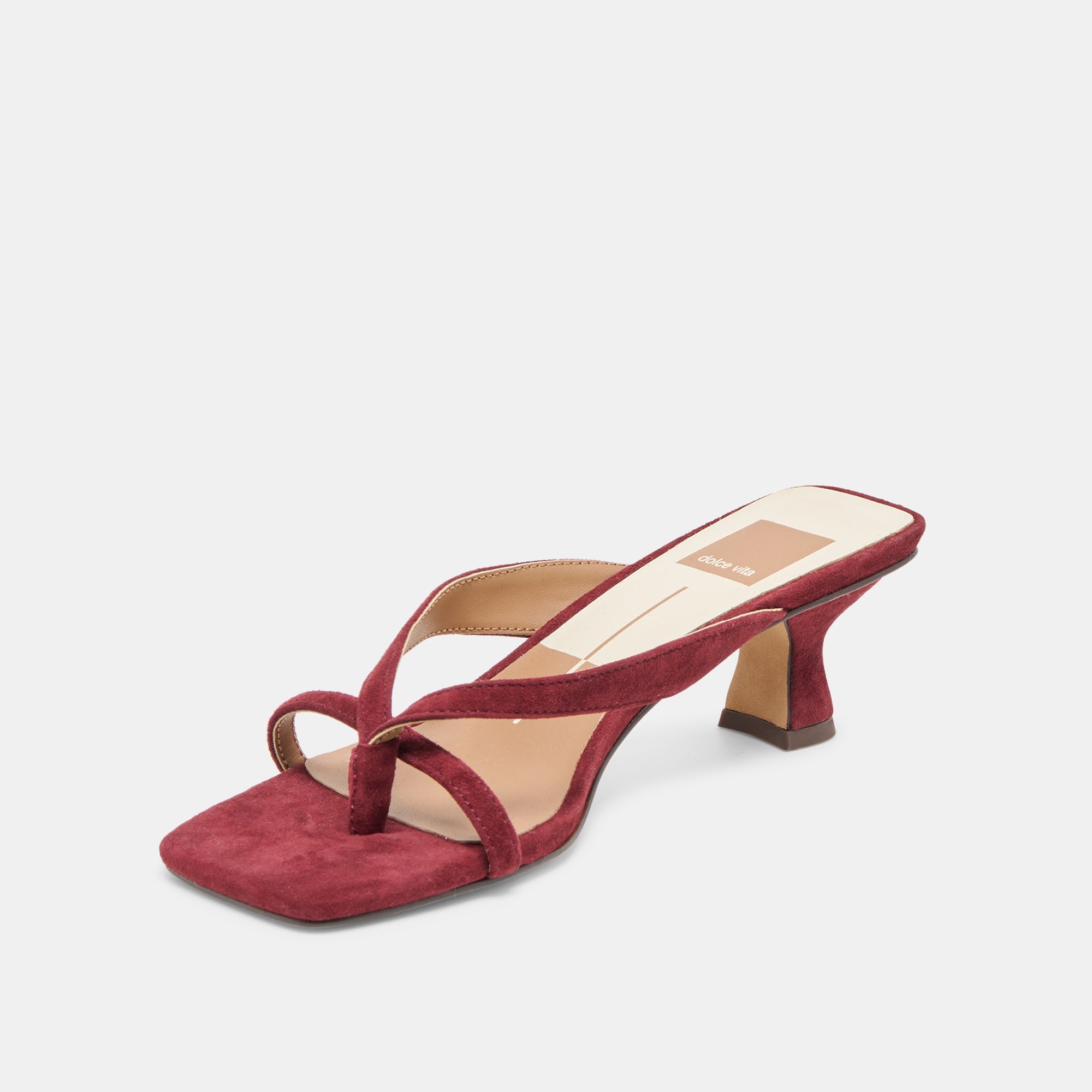 Dolce Vita SHOES | Brevel Oxblood Suede Heels