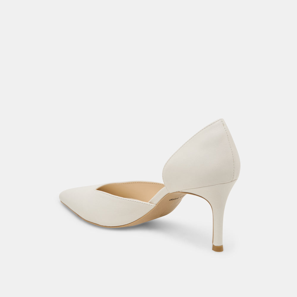 Dolce Vita SHOES | ELOY HEELS WHITE LEATHER
 – Dolce Vita