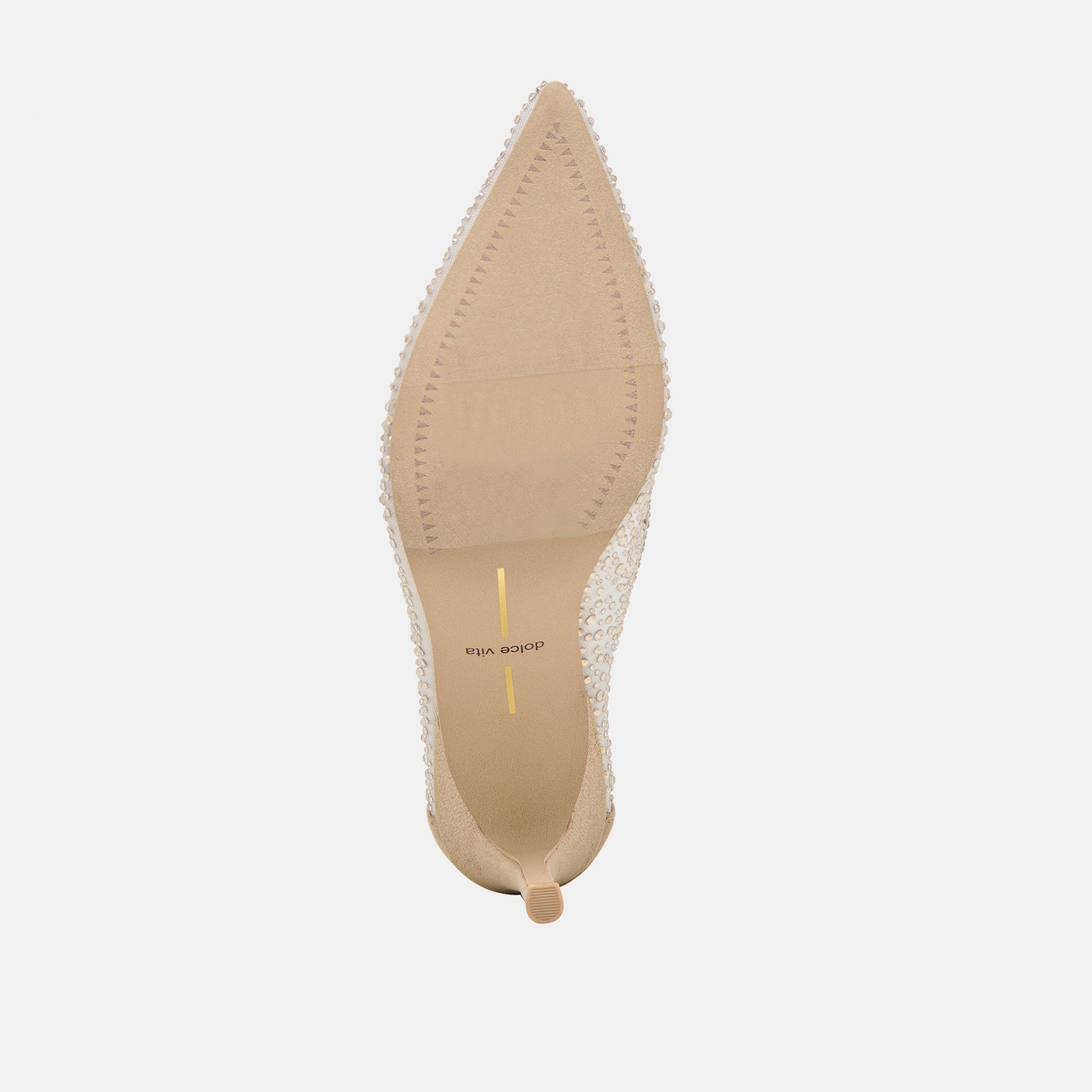 Dolce Vita SHOES | Kashe Crystal Lt Gold Mesh Heels