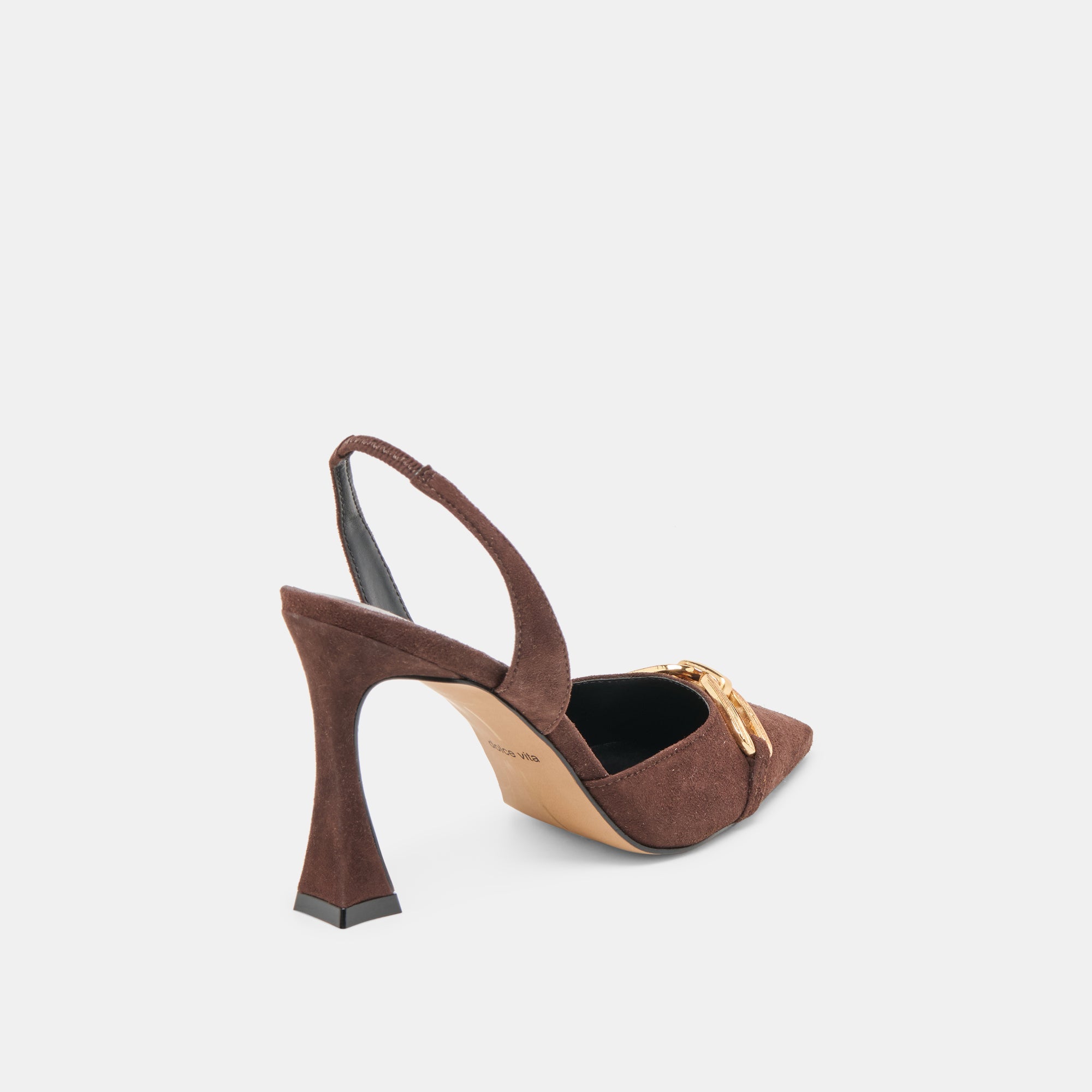 Dolce Vita SHOES | Malik Mahogany Nubuck Heels