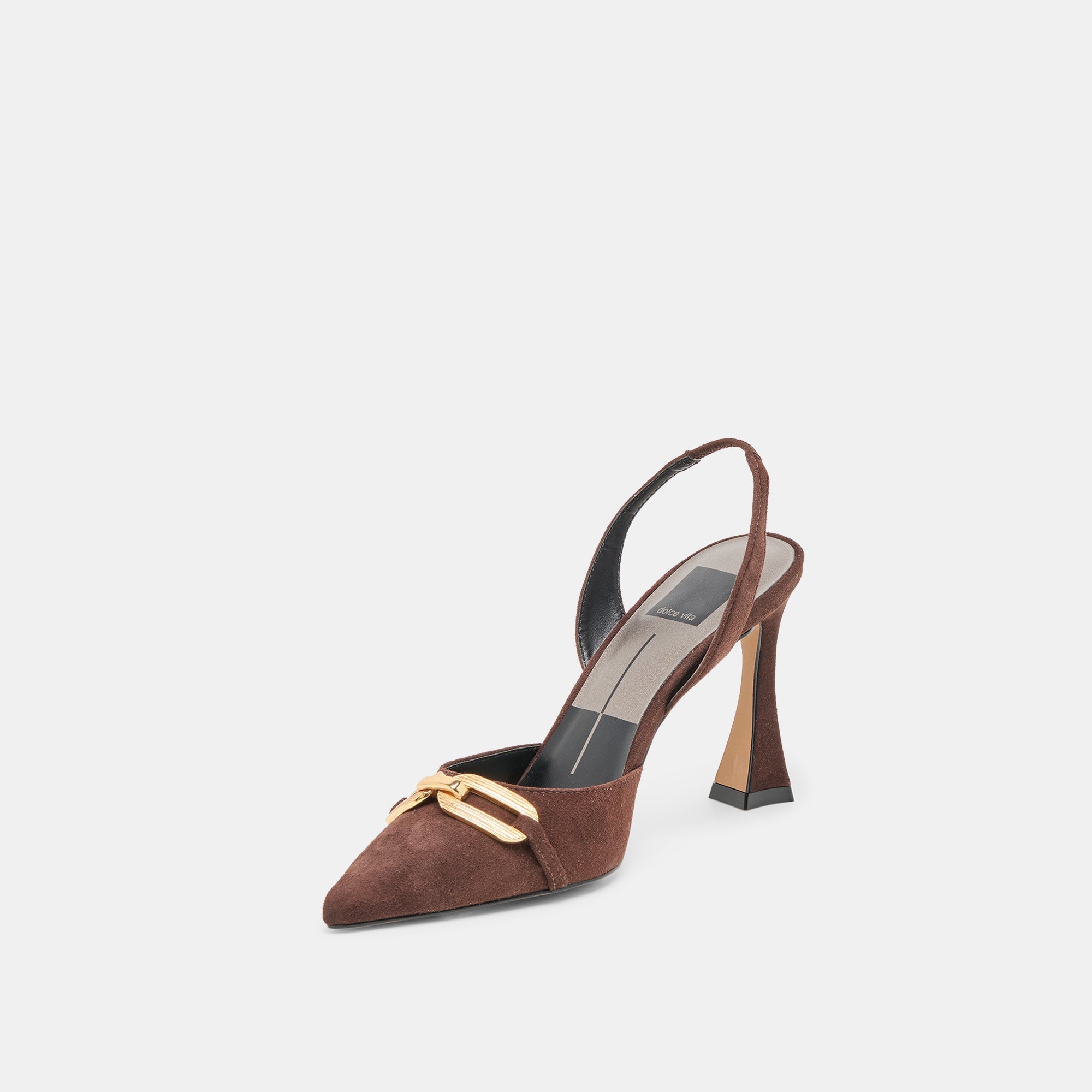 Dolce Vita SHOES | Malik Mahogany Nubuck Heels