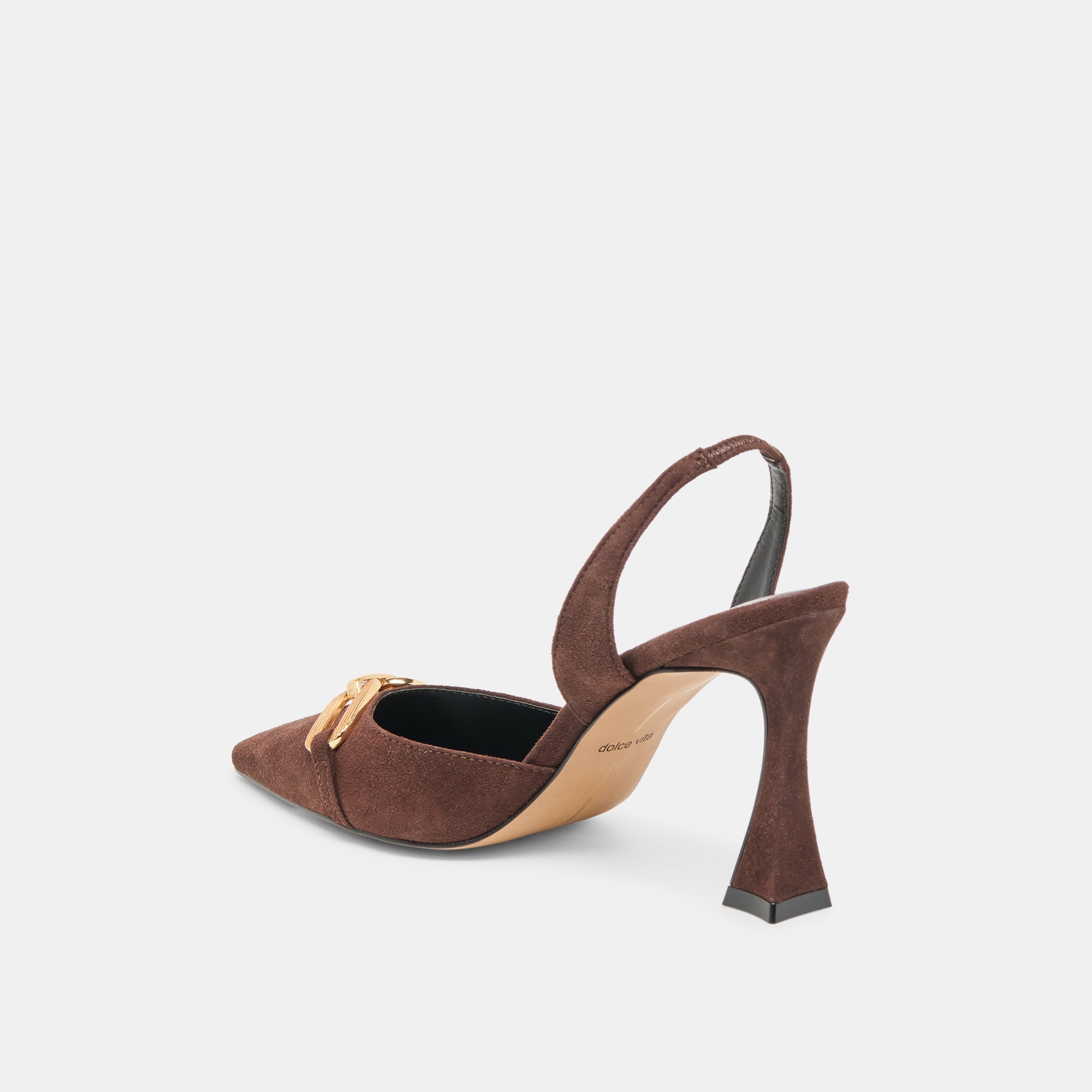 Dolce Vita SHOES | Malik Mahogany Nubuck Heels