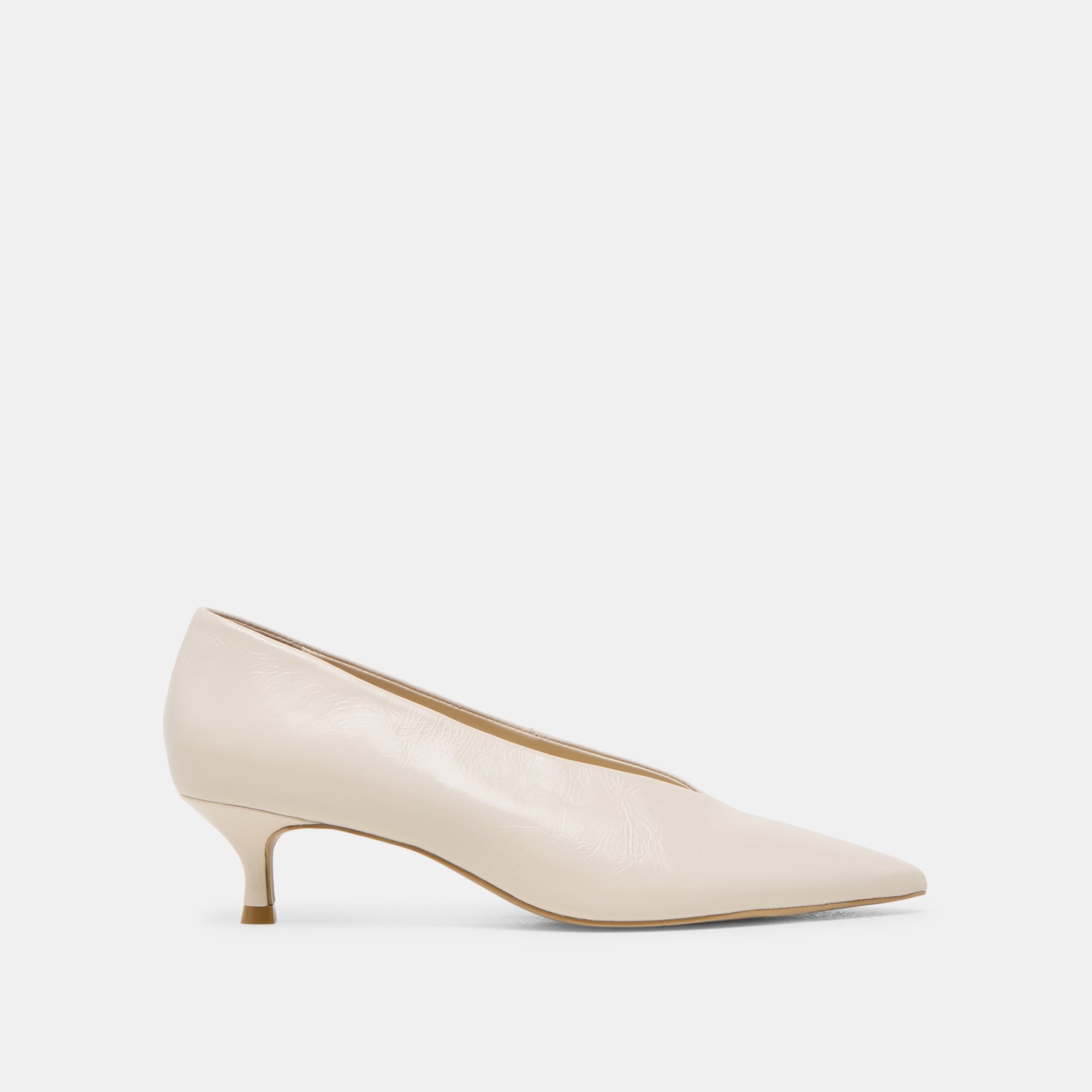 Dolce Vita SHOES | ALWYN HEELS BONE CRINKLE PATENT
 – Dolce Vita