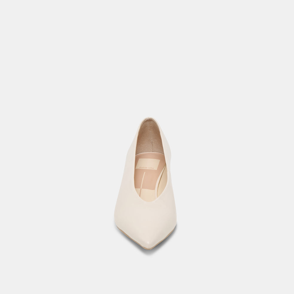 Dolce Vita SHOES | ALWYN HEELS BONE CRINKLE PATENT
 – Dolce Vita