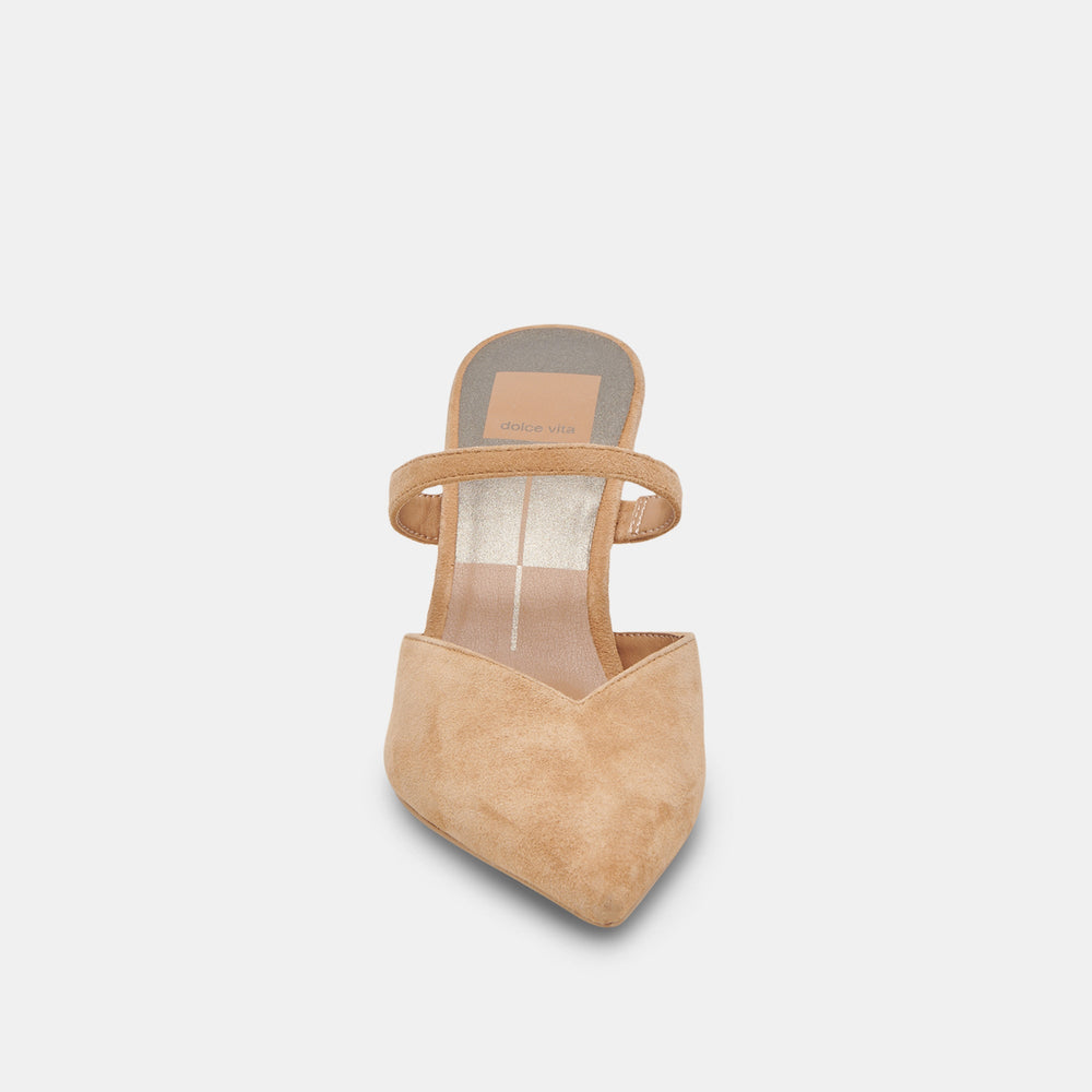 Dolce Vita SHOES | KANIKA WIDE HEELS TAN SUEDE
 – Dolce Vita