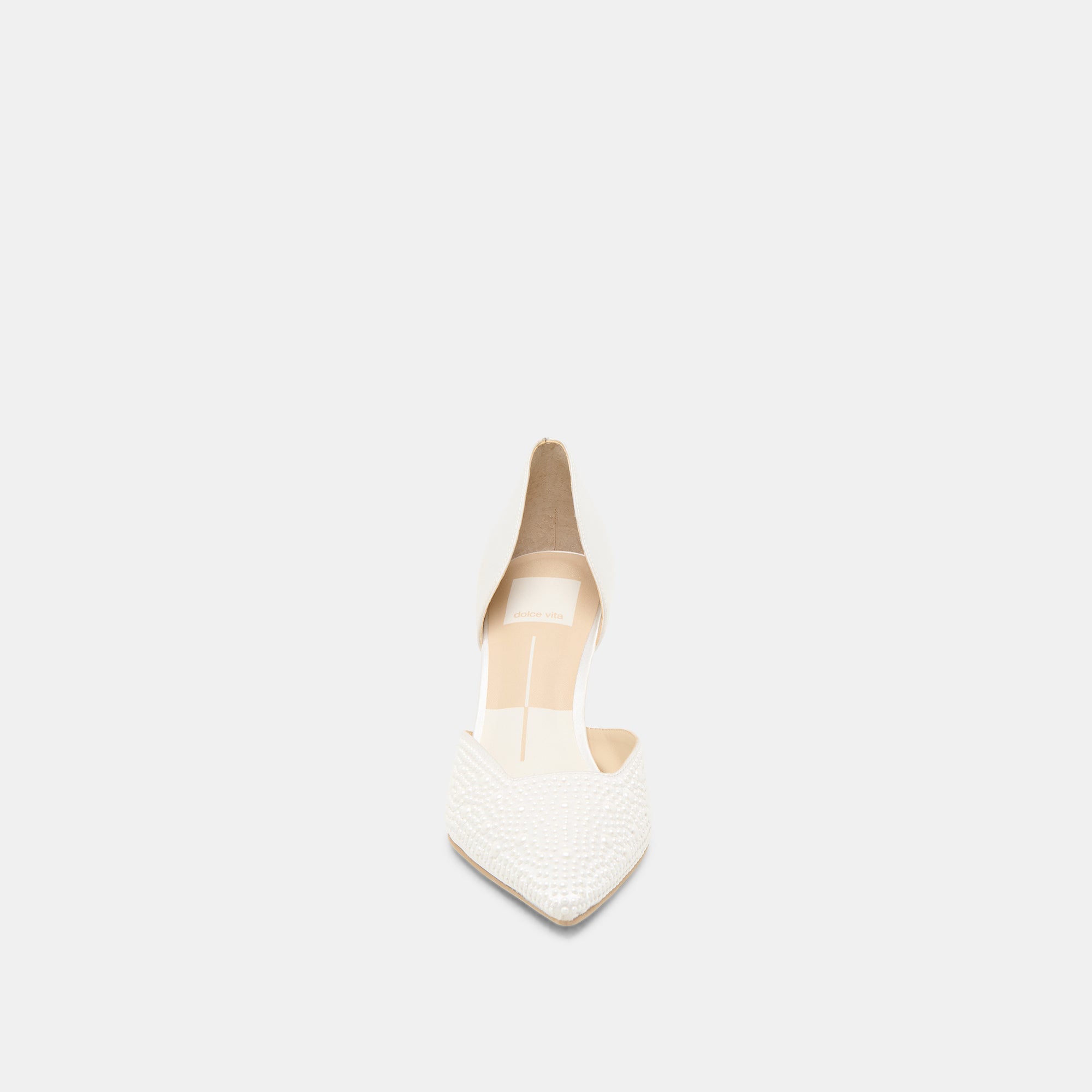 Dolce Vita SHOES | Eloy Pearl Off White Satin Heels