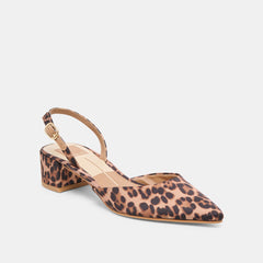 Dolce Vita SHOES | Carel Dk Leopard Satin Heels