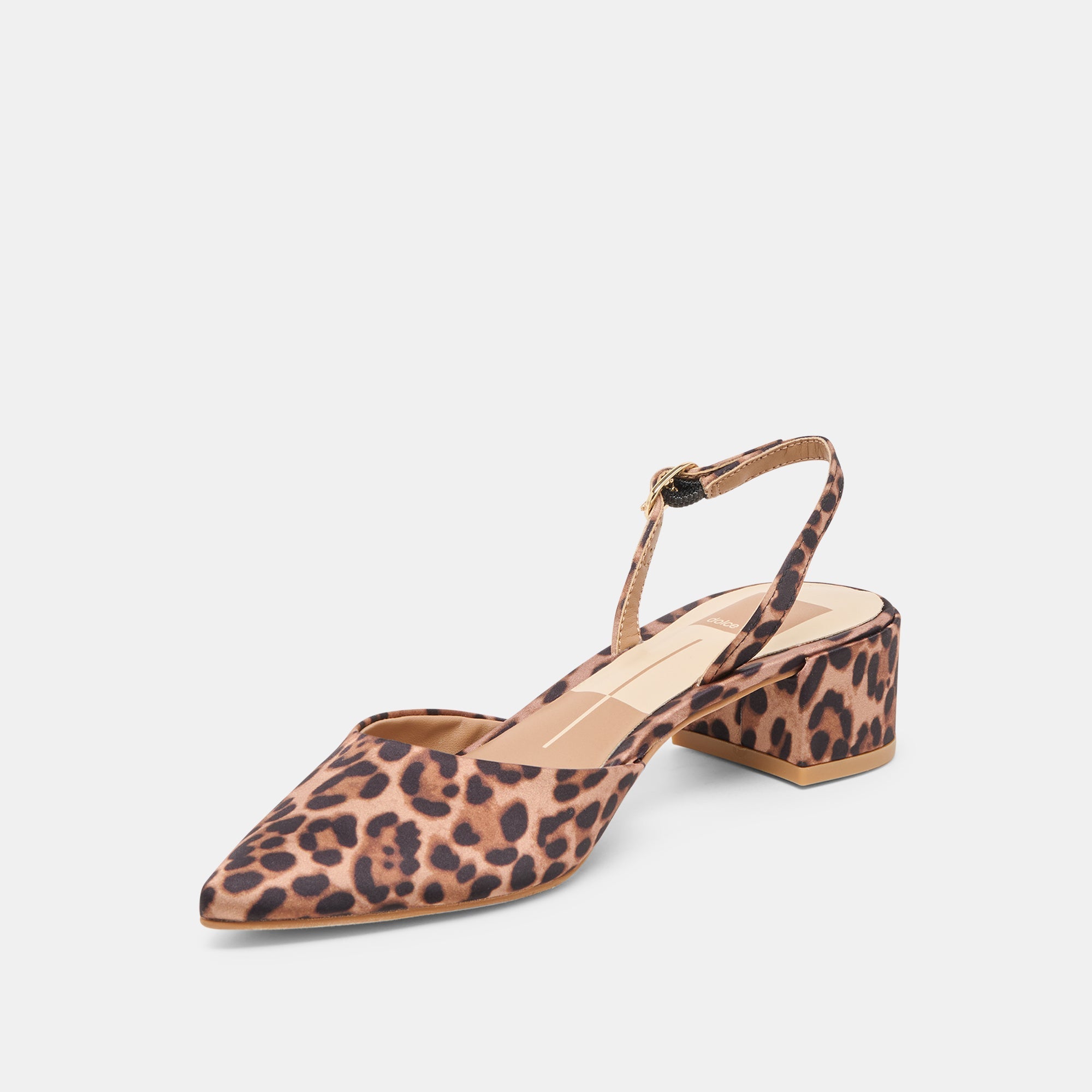 Dolce Vita SHOES | Carel Dk Leopard Satin Heels