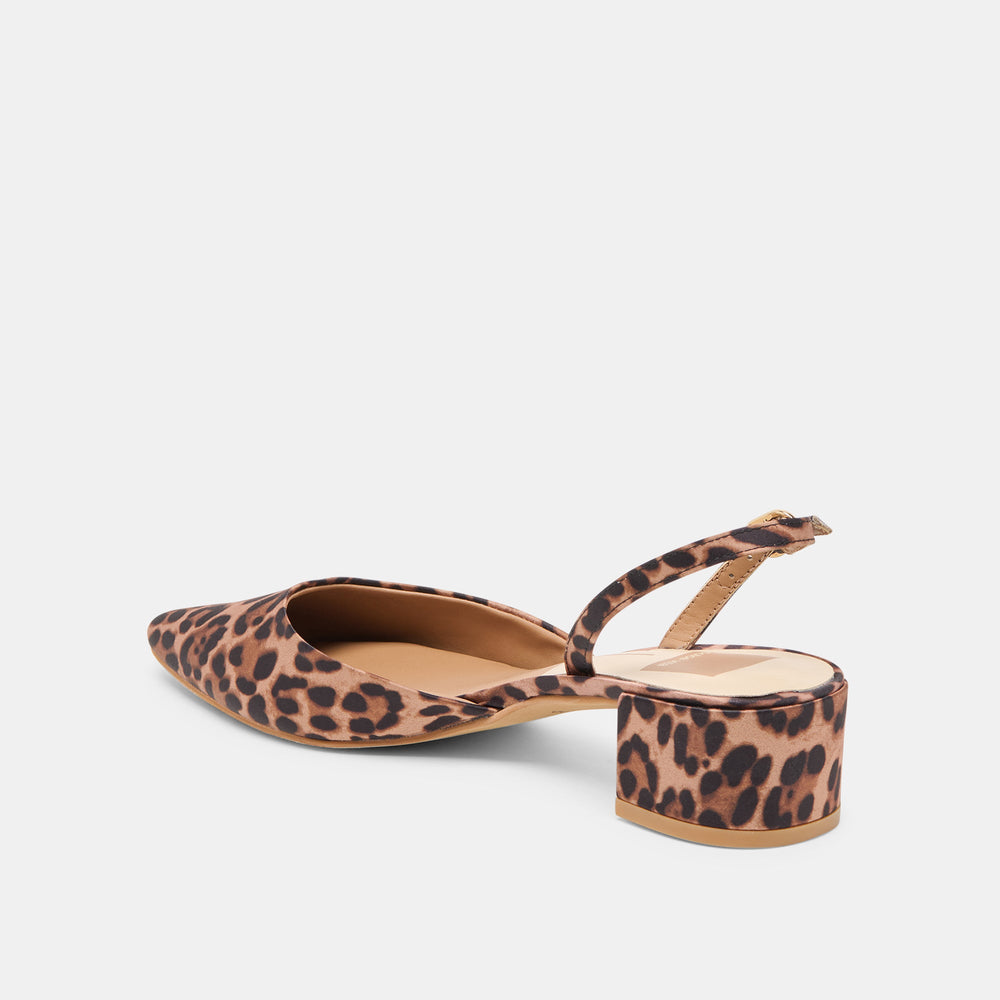 Dolce Vita SHOES | Carel Dk Leopard Satin Heels