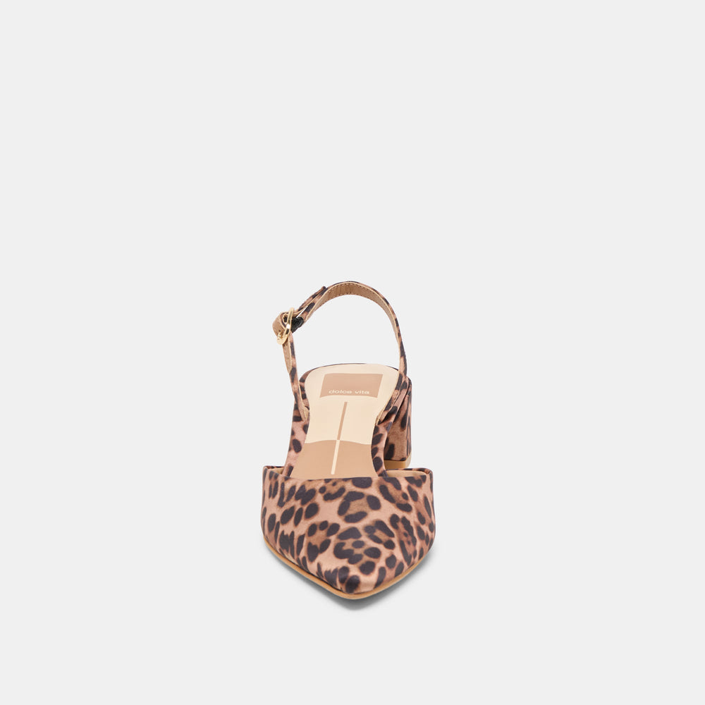 Dolce Vita SHOES | Carel Dk Leopard Satin Heels