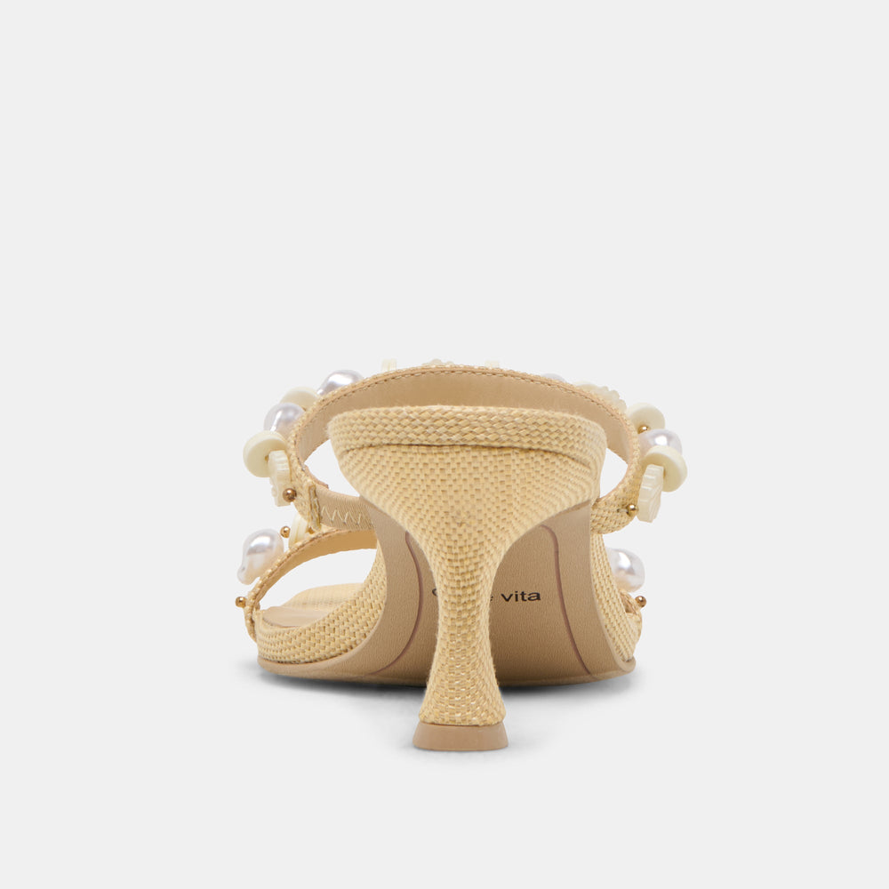 Dolce Vita SHOES | GRASON HEELS LT NATURAL RAFFIA
 – Dolce Vita