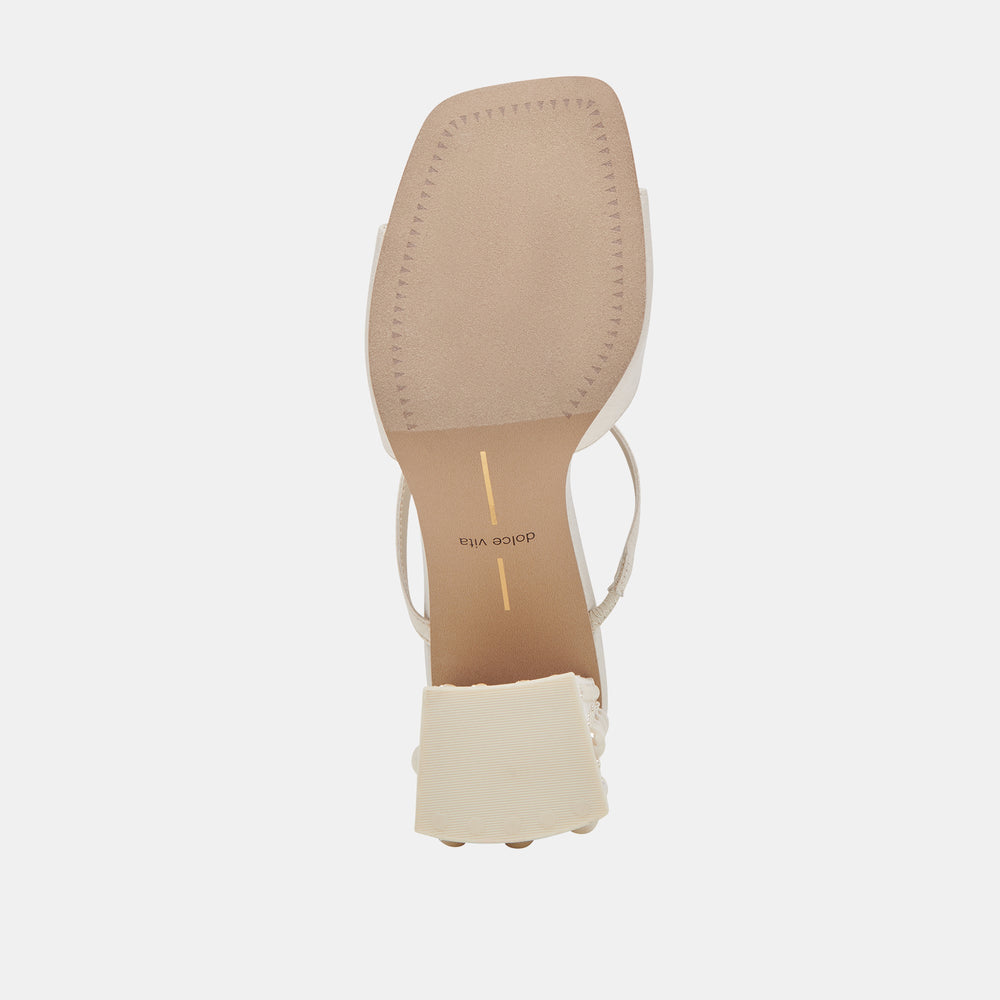 Dolce Vita SHOES | JEMMY PEARL HEELS VANILLA SILK
 – Dolce Vita