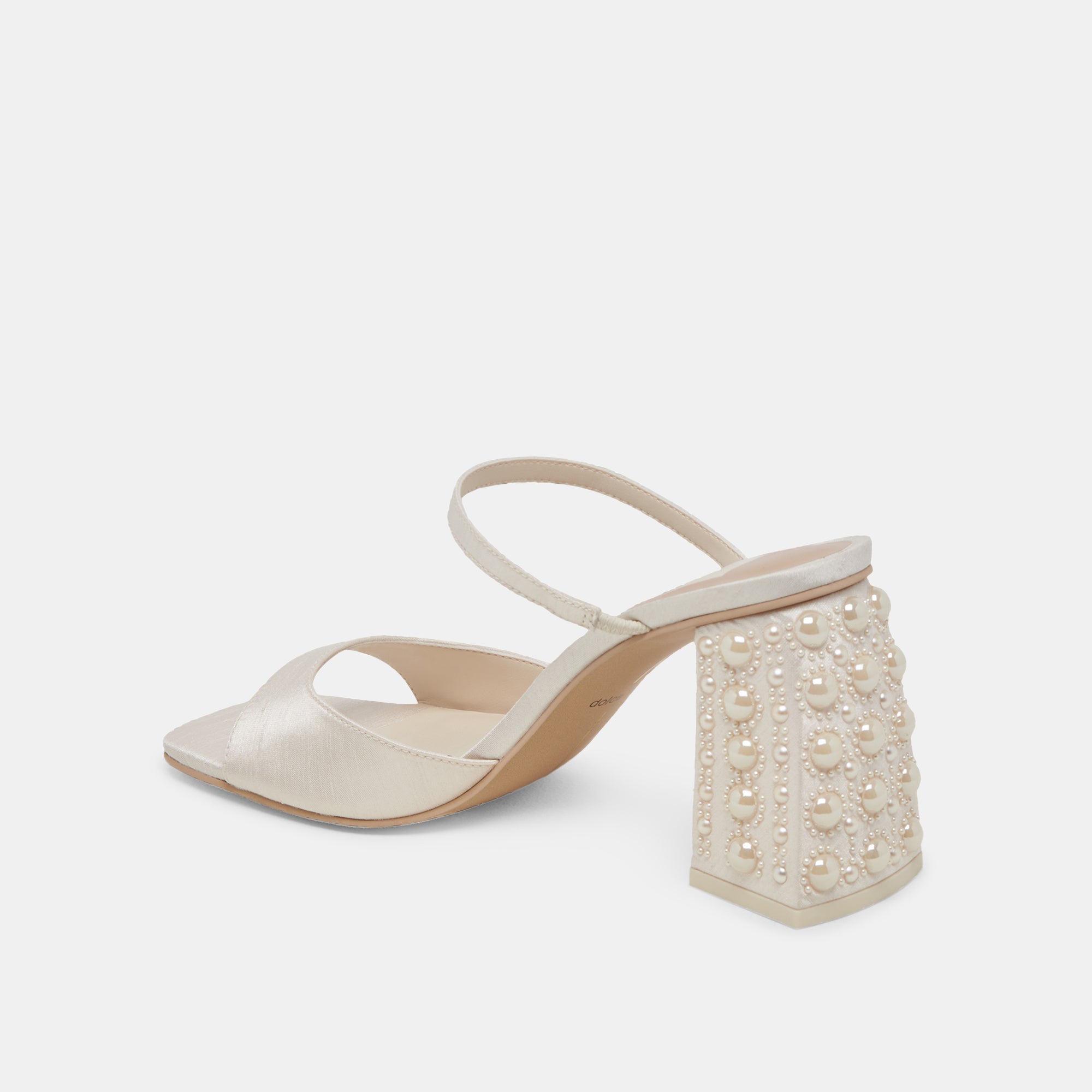 Dolce Vita SHOES | JEMMY PEARL HEELS VANILLA SILK
 – Dolce Vita