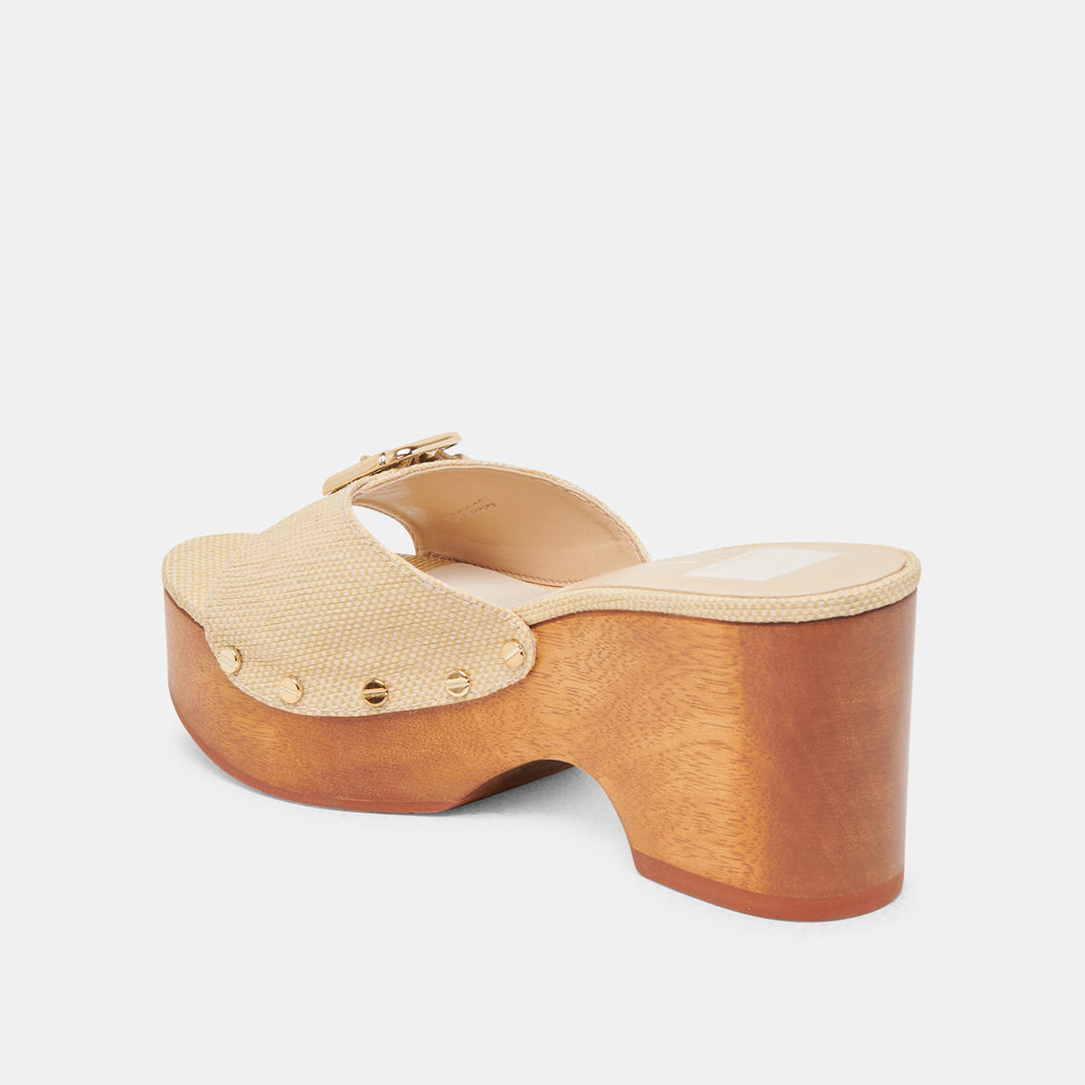 Dolce Vita SHOES | YALAH HEELS LT NATURAL RAFFIA
 – Dolce Vita